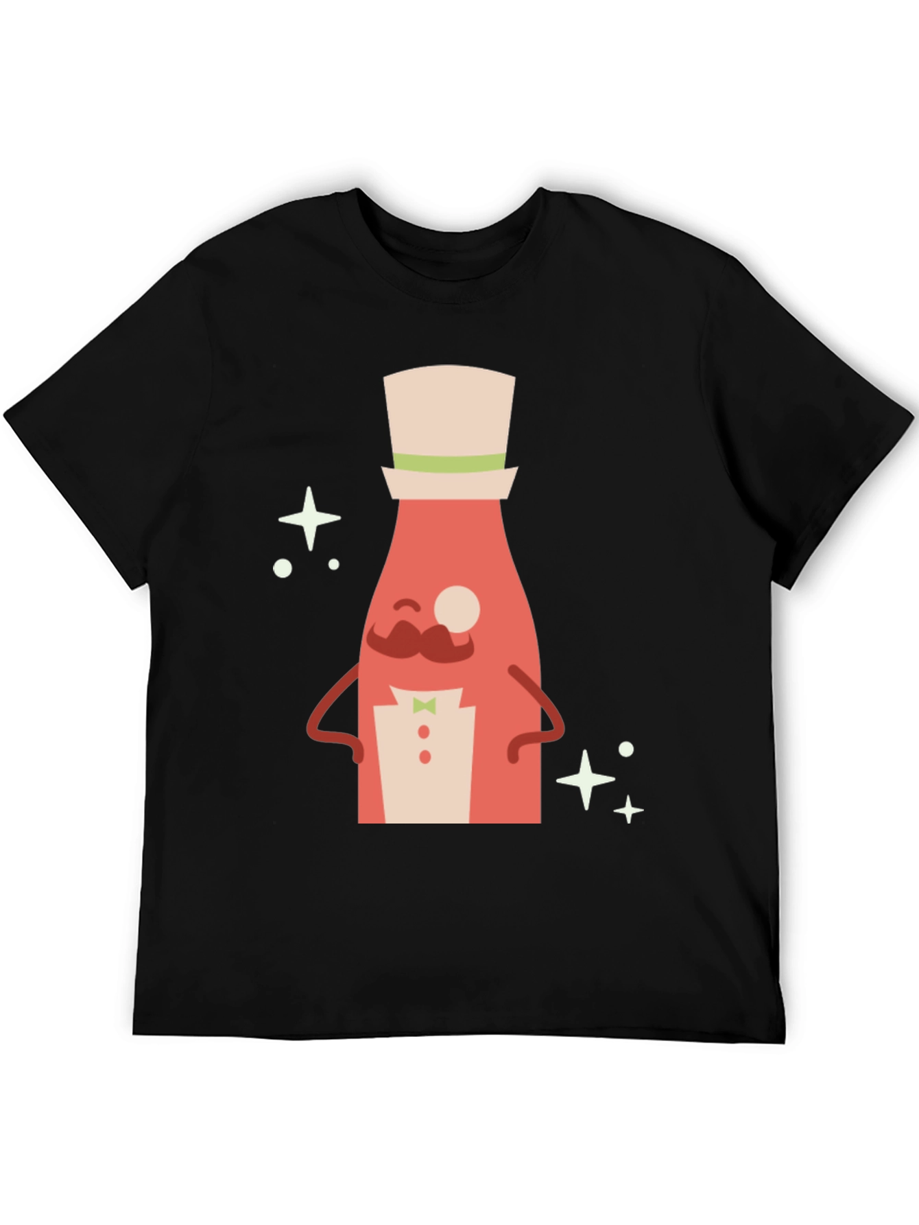 Novelty Bottle Man Graphic Tee