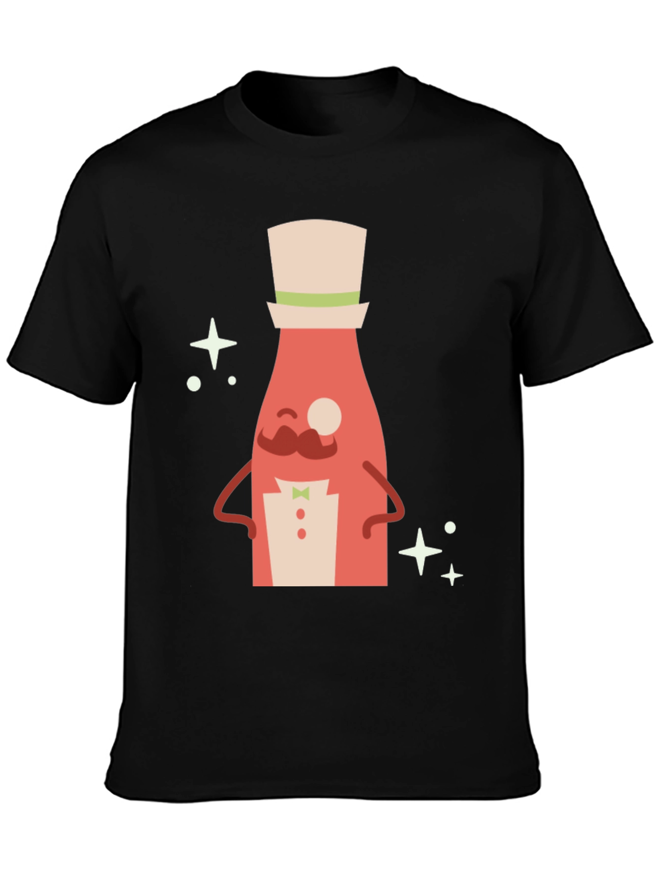 Novelty Bottle Man Graphic Tee