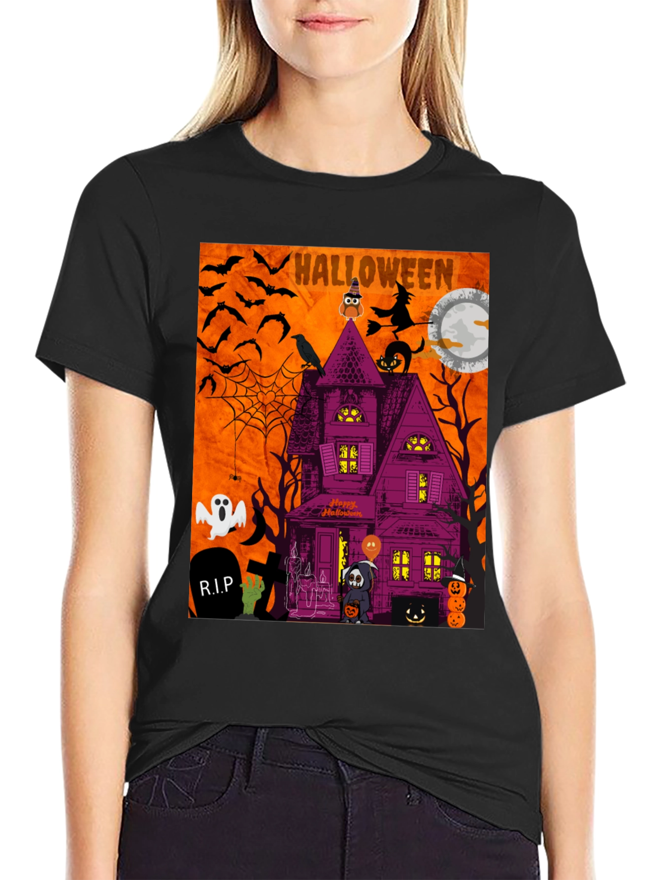Halloween Graphic T-Shirt - Spooky Season Tee