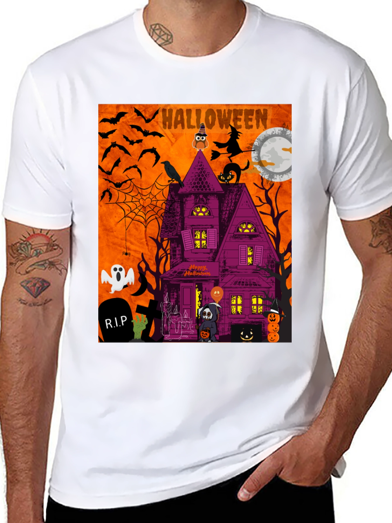 Halloween Graphic T-Shirt - Spooky Season Tee