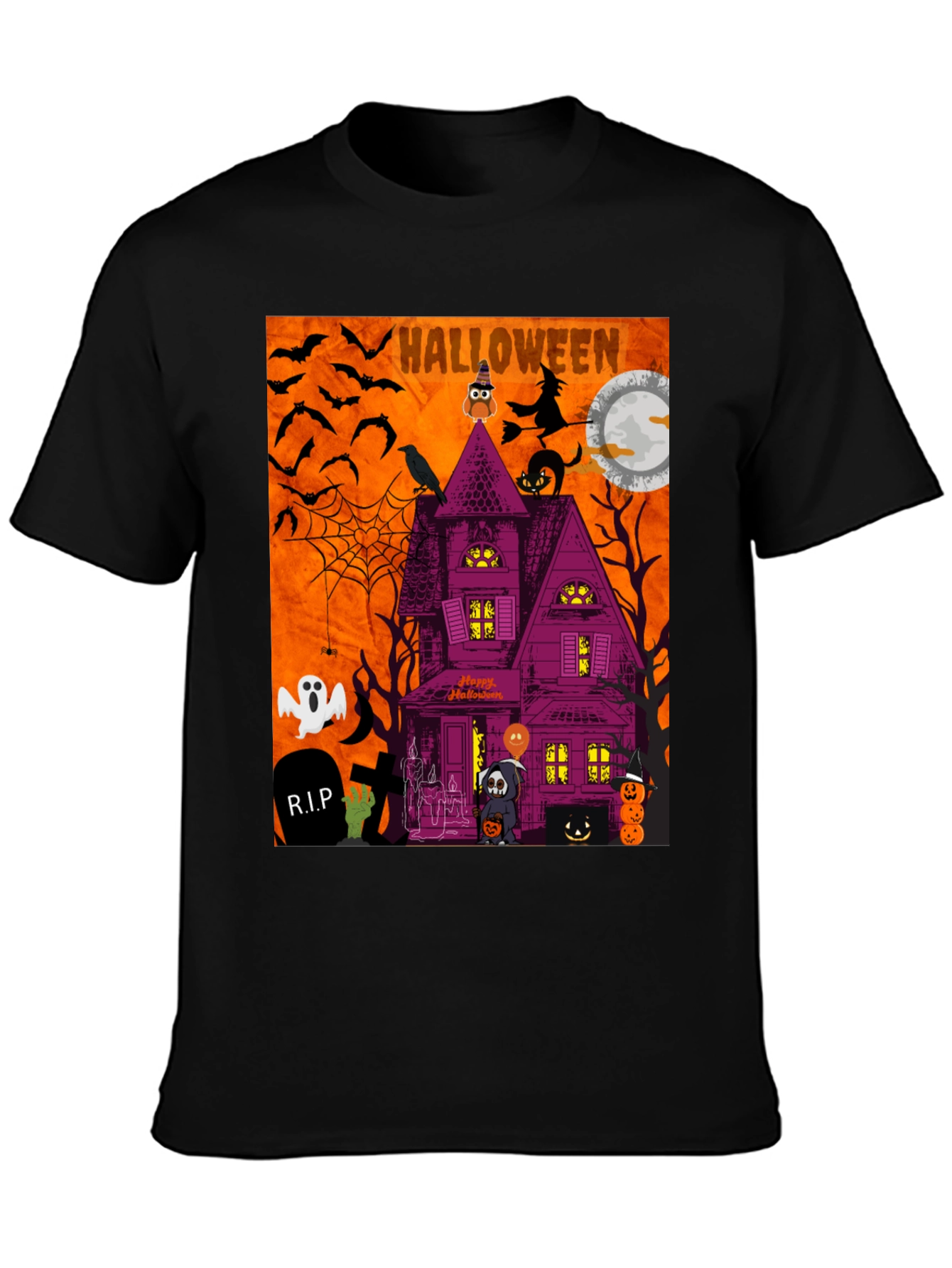 Halloween Graphic T-Shirt - Spooky Season Tee