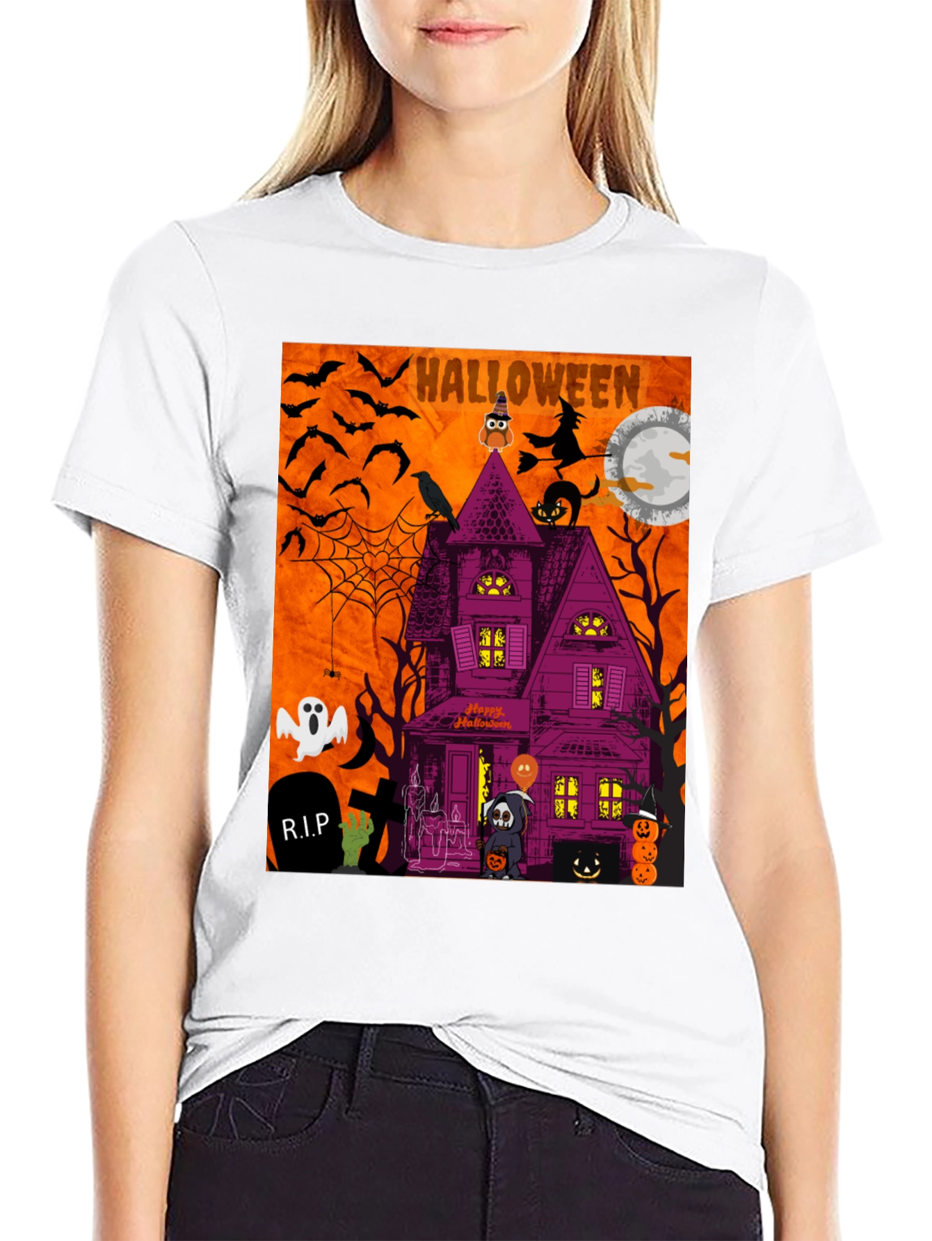 Halloween Graphic T-Shirt - Spooky Season Tee