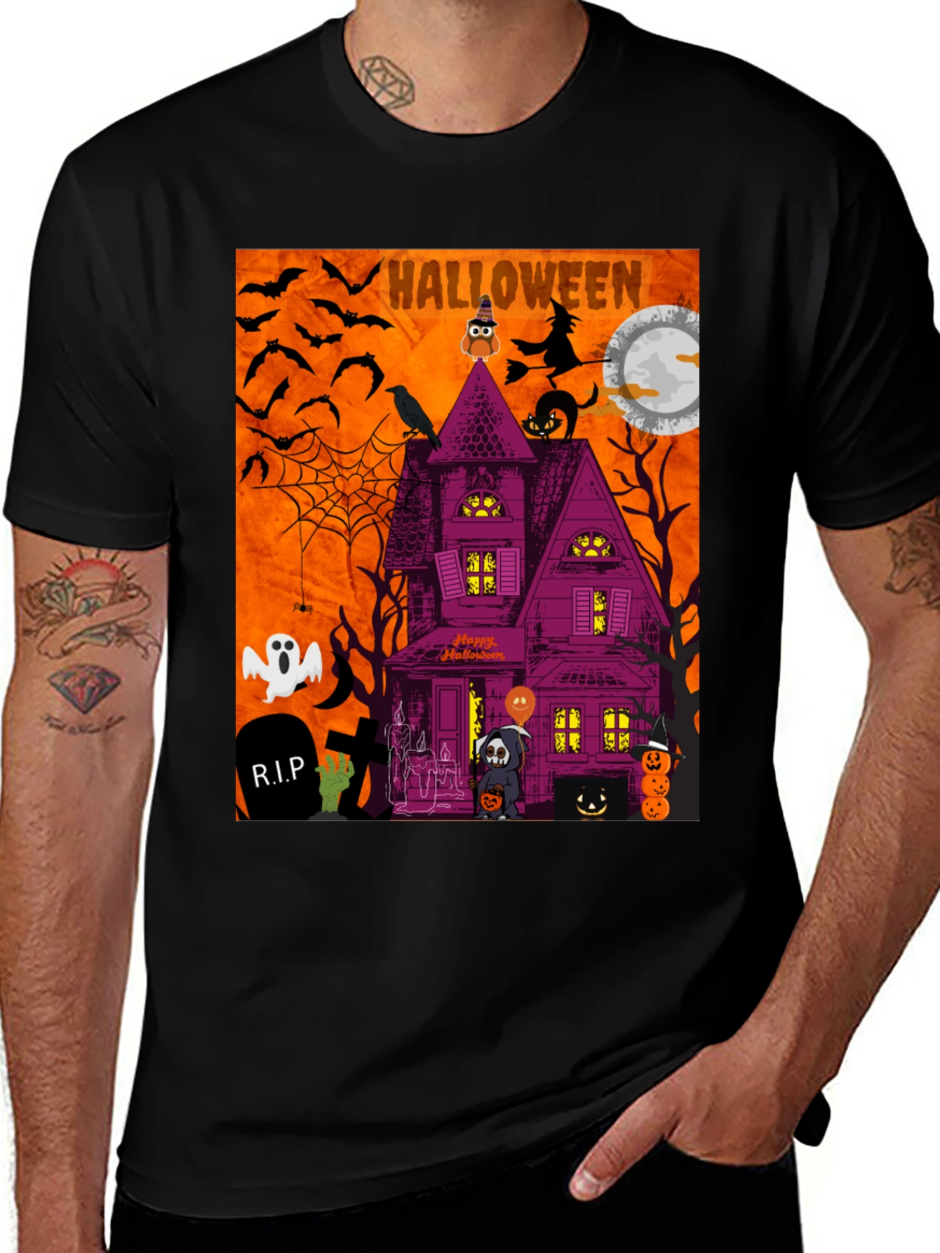 Halloween Graphic T-Shirt - Spooky Season Tee