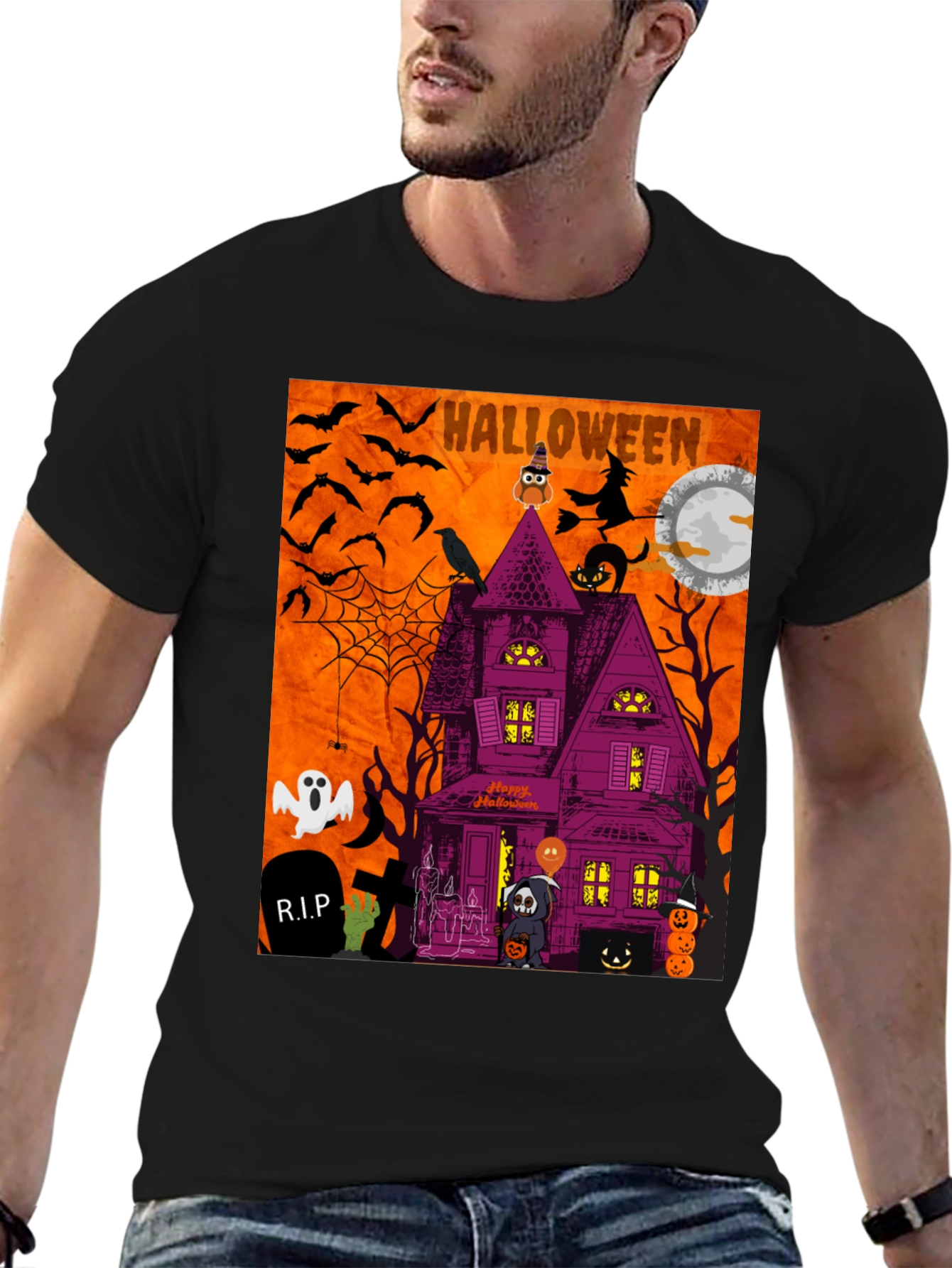 Halloween Graphic T-Shirt - Spooky Season Tee