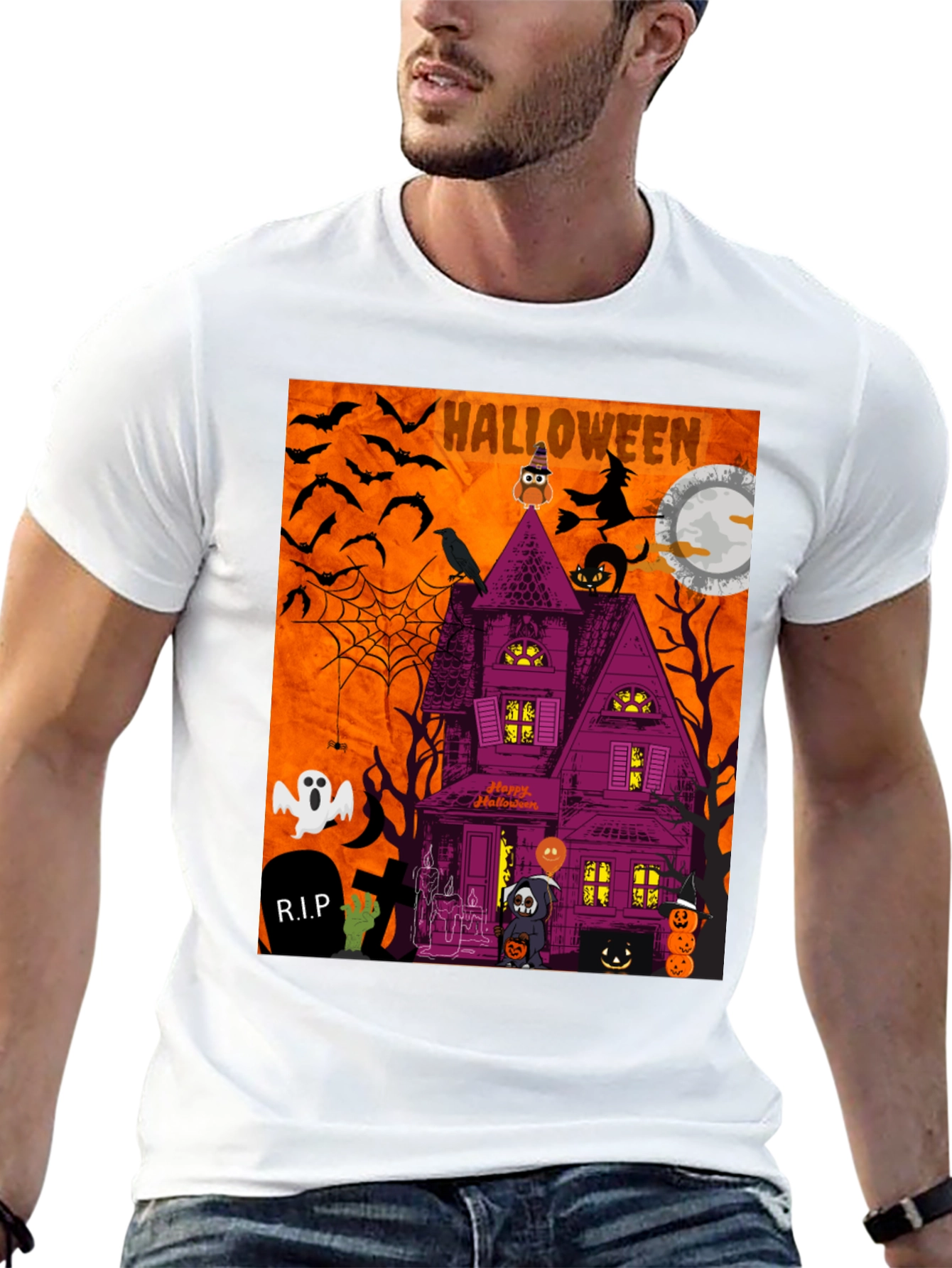 Halloween Graphic T-Shirt - Spooky Season Tee