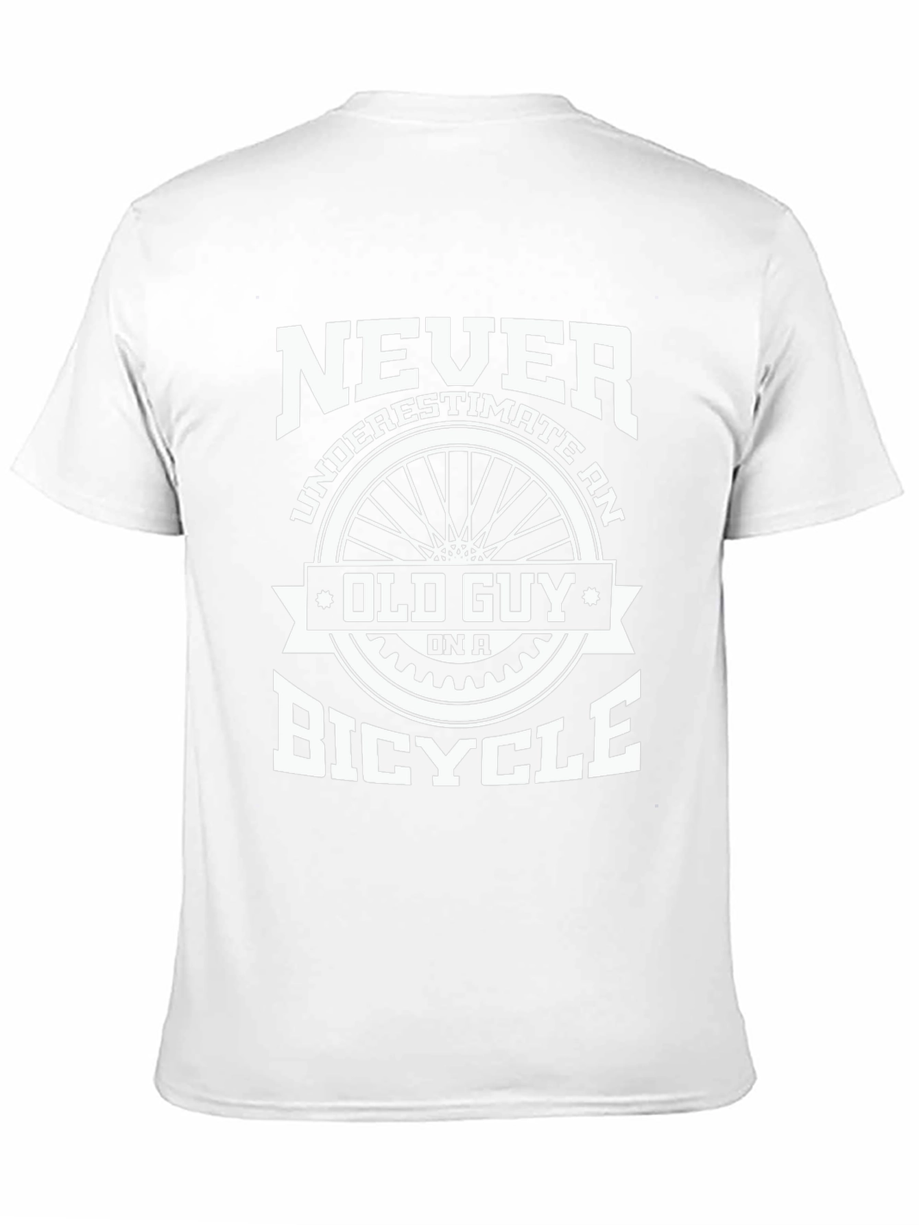 Never Underestimate Old Guy Bicycle T-Shirt
