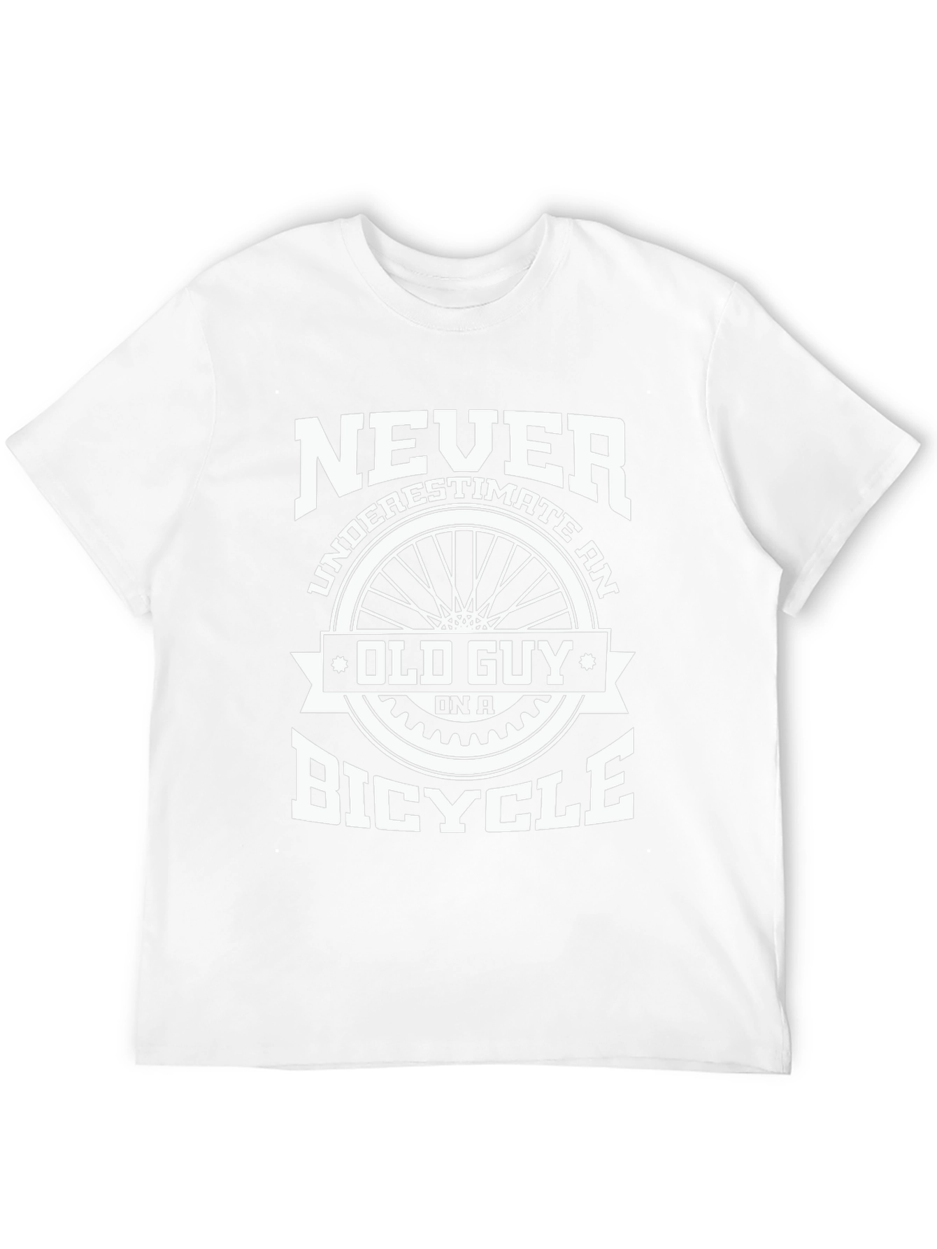 Never Underestimate Old Guy Bicycle T-Shirt
