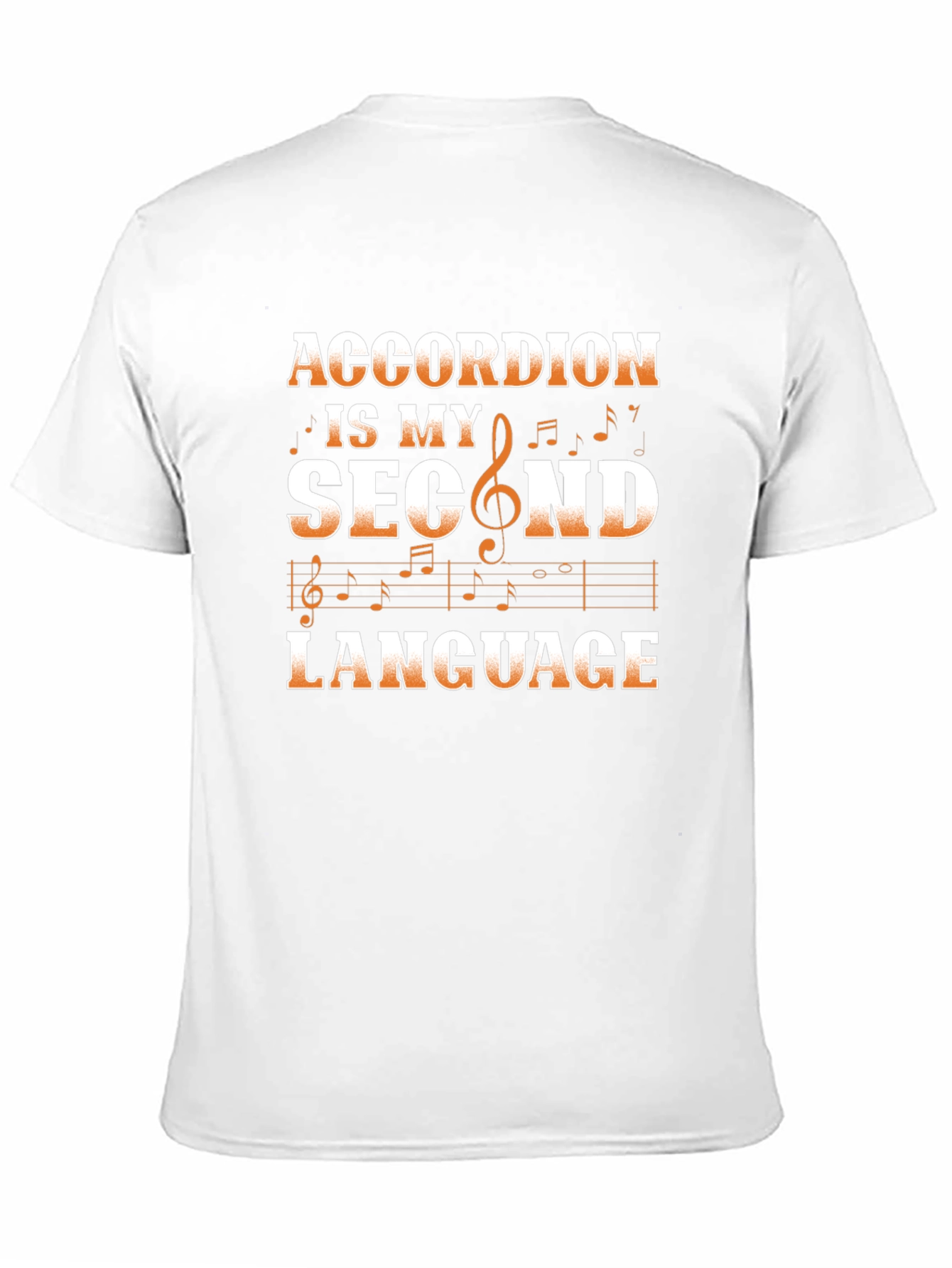 Accordion Second Language Graphic T-Shirt