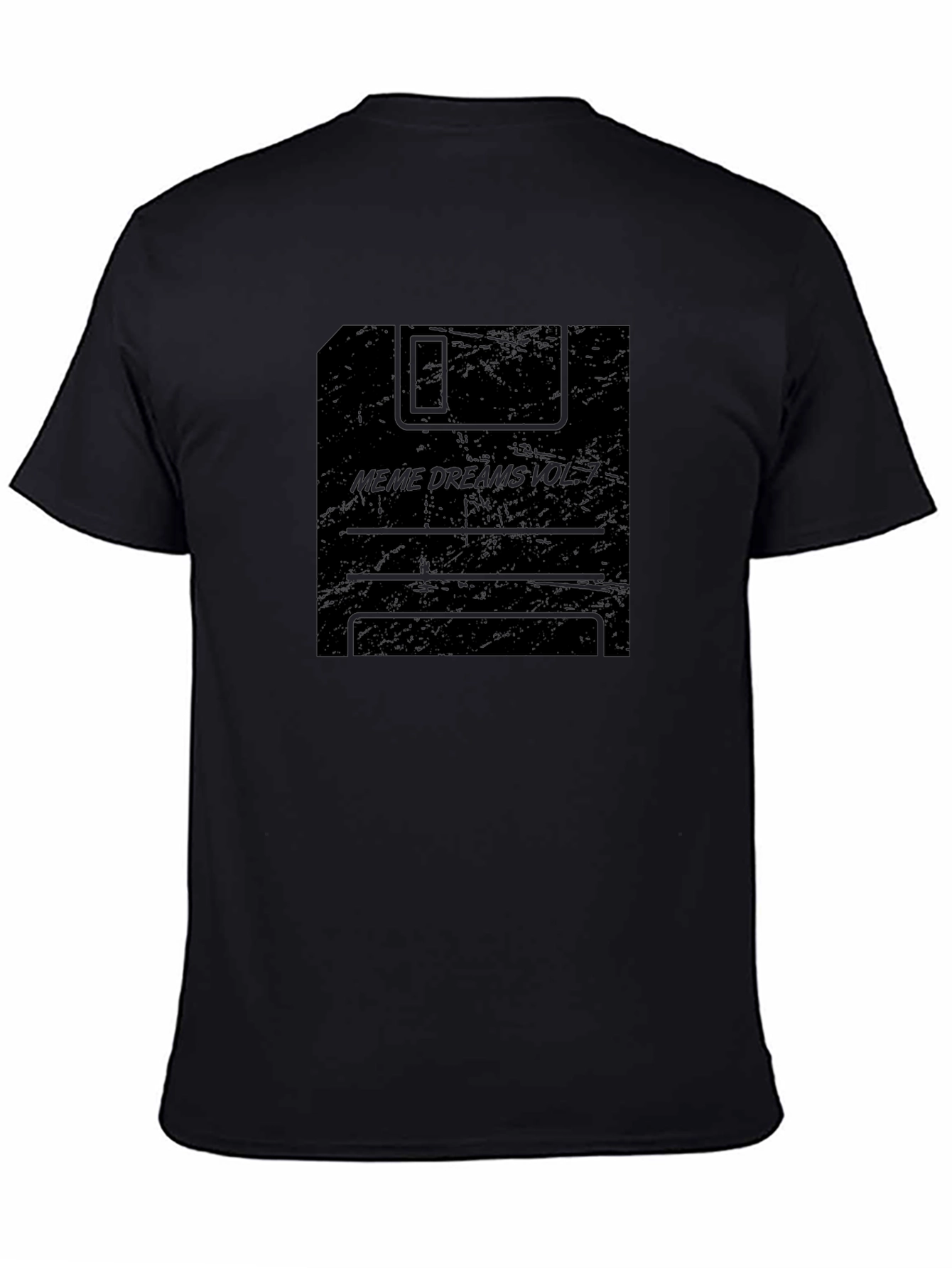 Meme Dreams Vol. 7 Floppy Disk Black T-Shirt