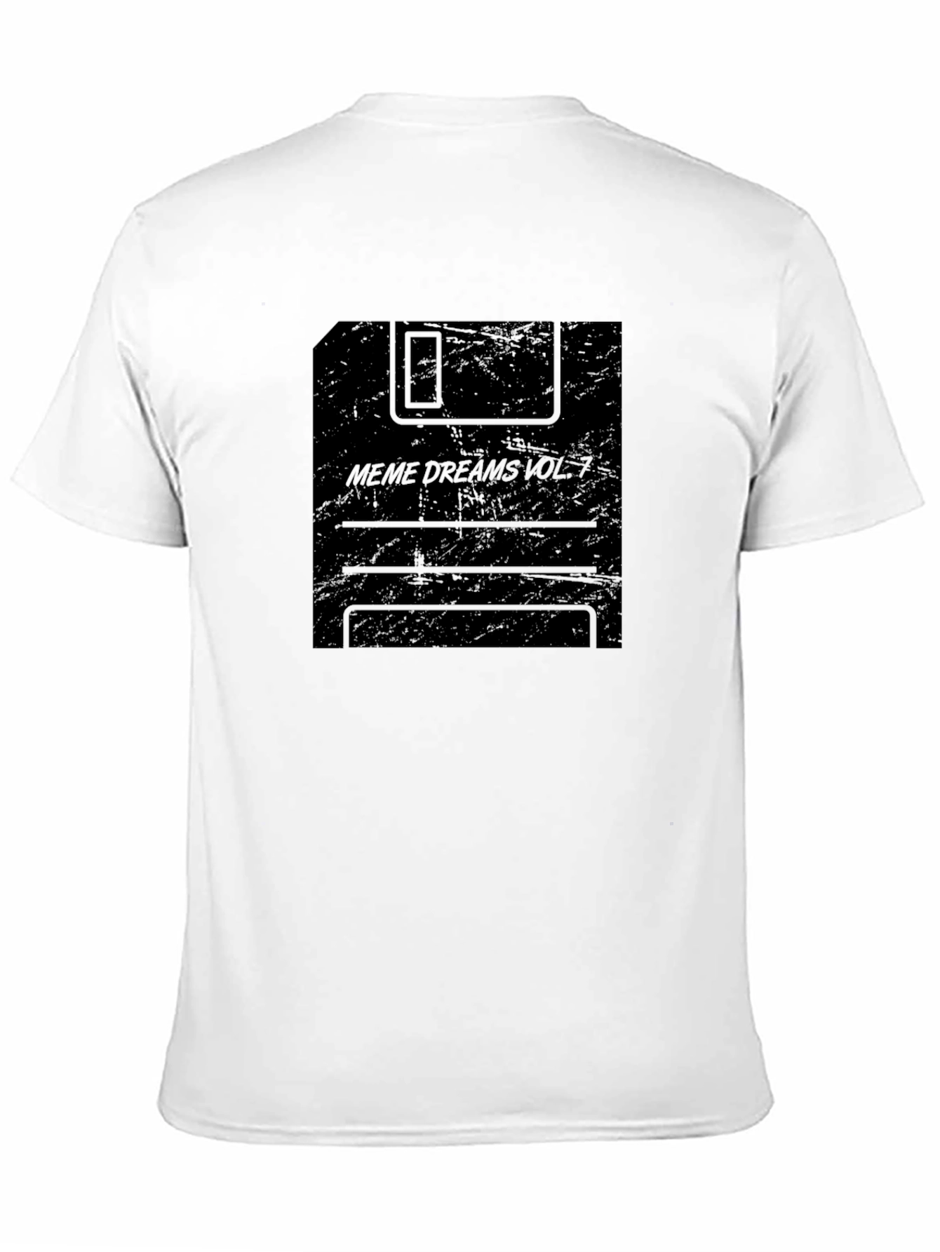 Meme Dreams Vol. 7 Floppy Disk Black T-Shirt