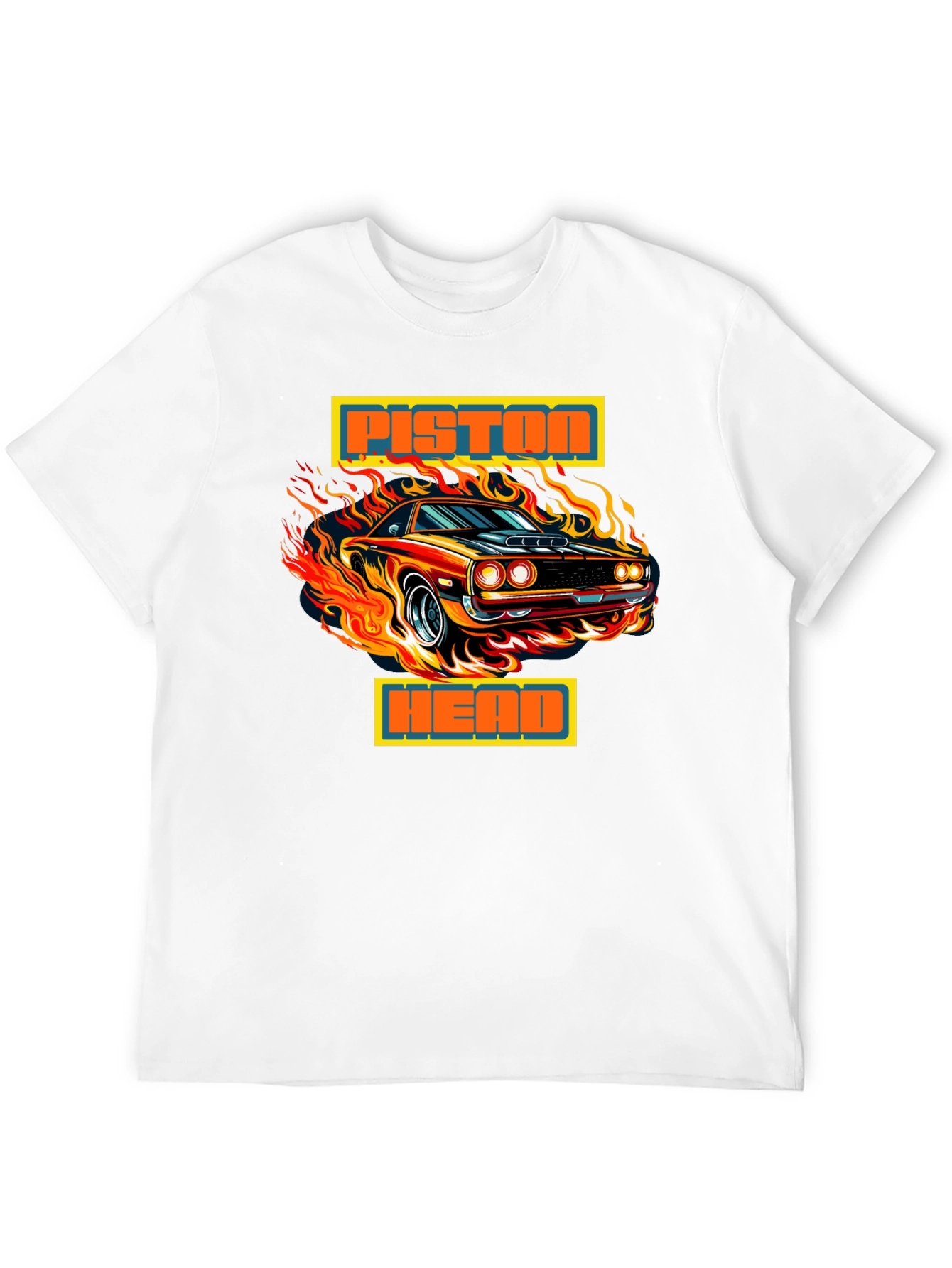 Piston Head Muscle Car Graphic Tee