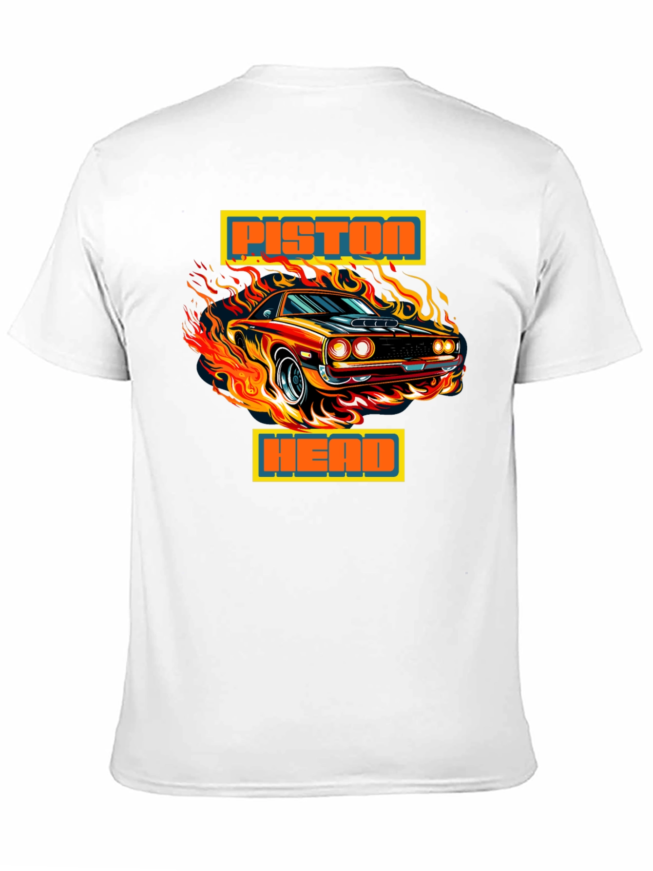 Piston Head Muscle Car Graphic Tee