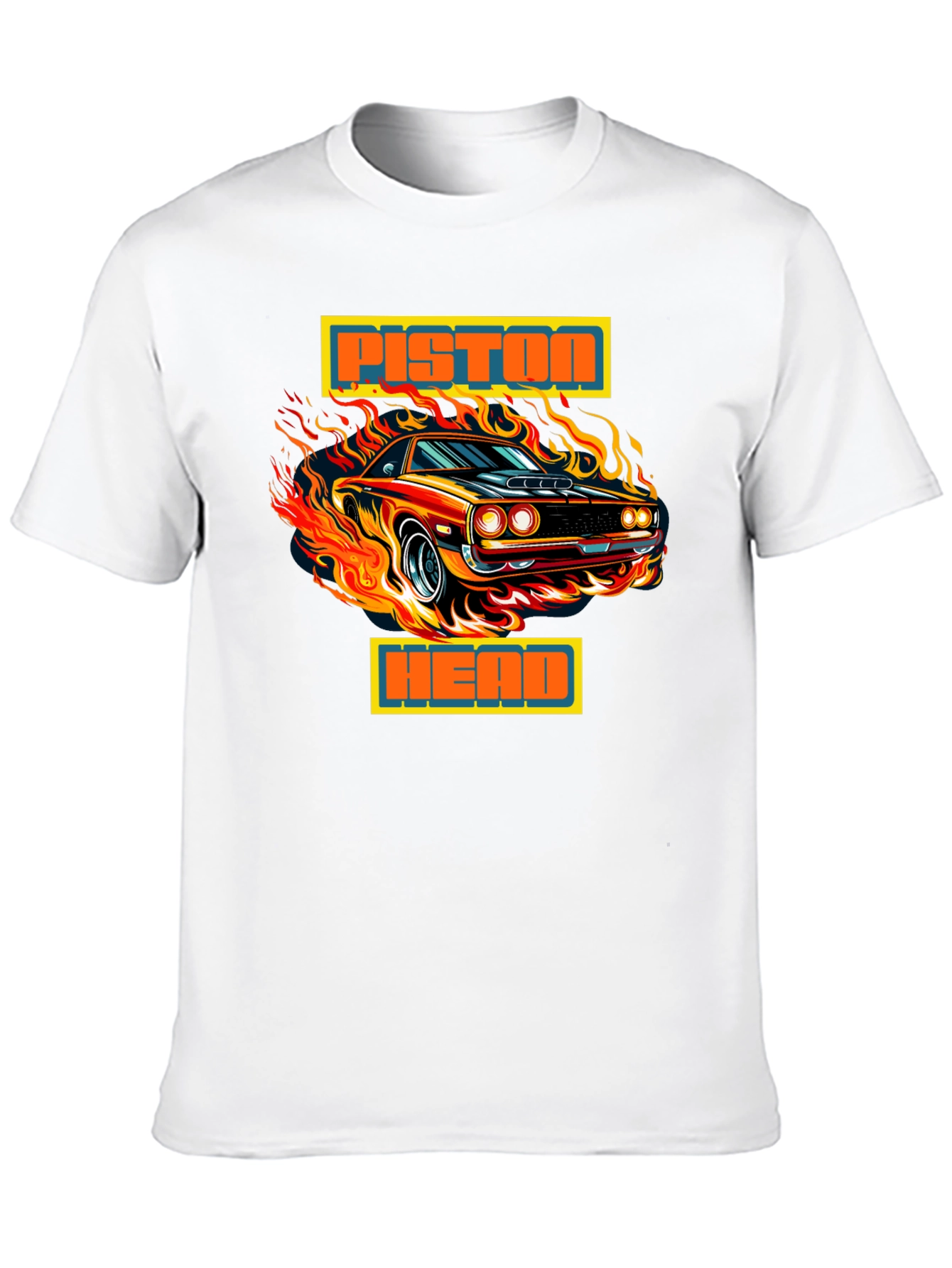 Piston Head Muscle Car Graphic Tee