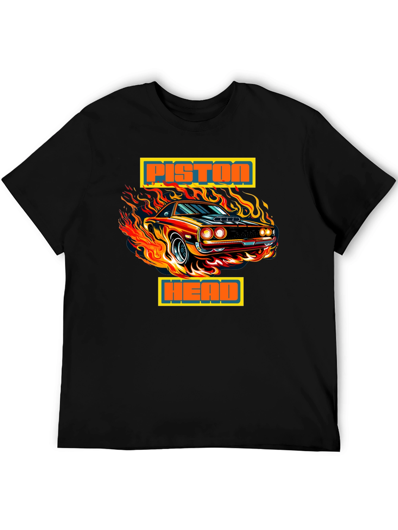 Piston Head Muscle Car Graphic Tee