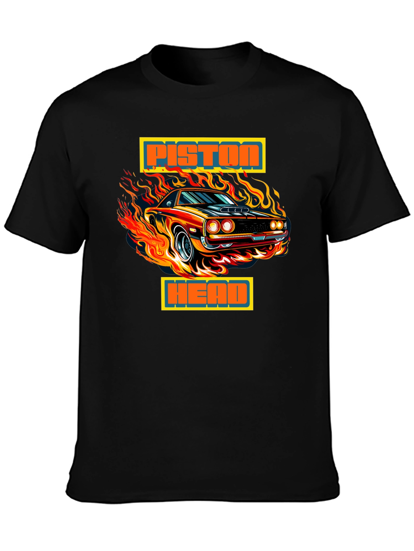 Piston Head Muscle Car Graphic Tee
