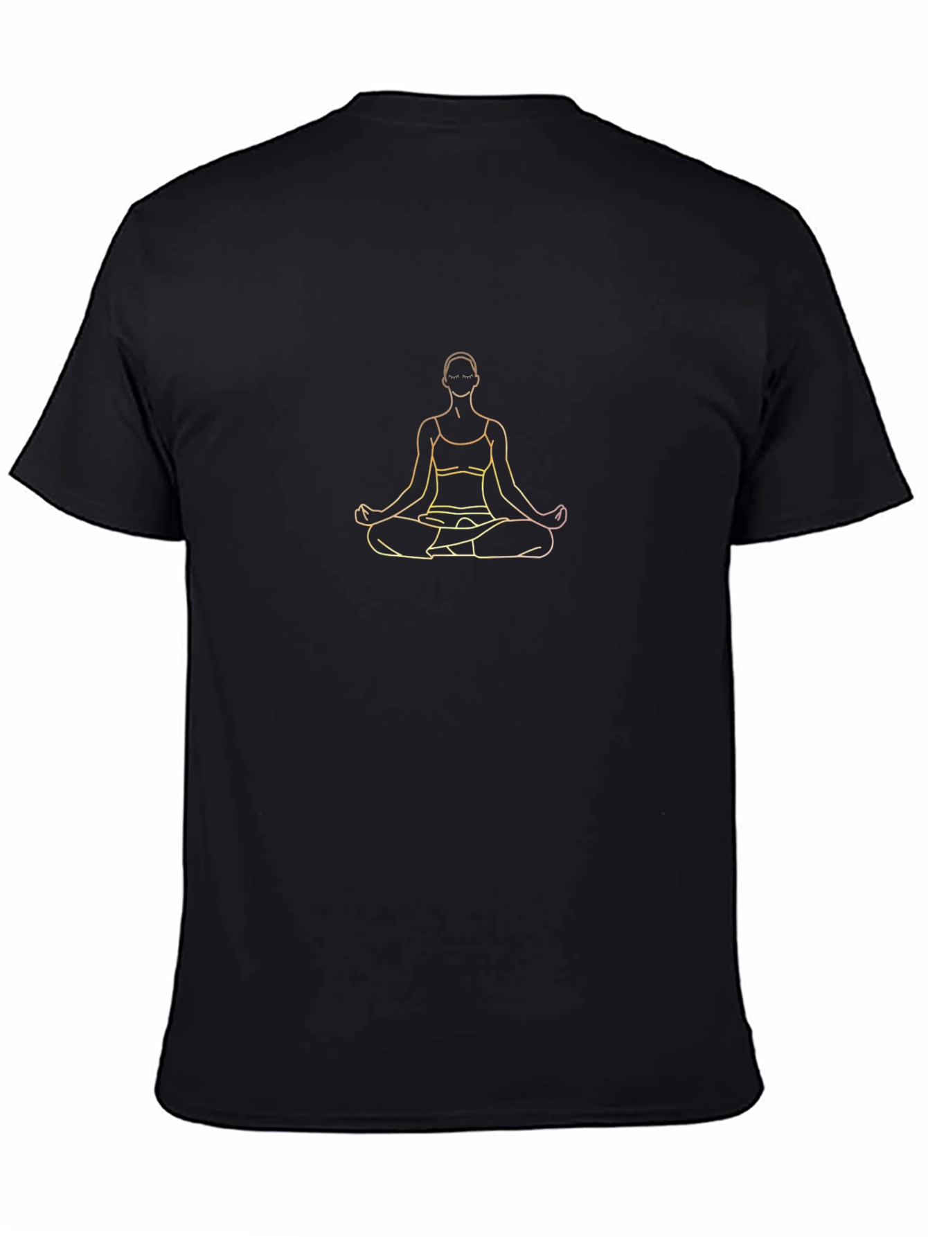 Minimalist Yoga Pose T-Shirt - Meditation Tee