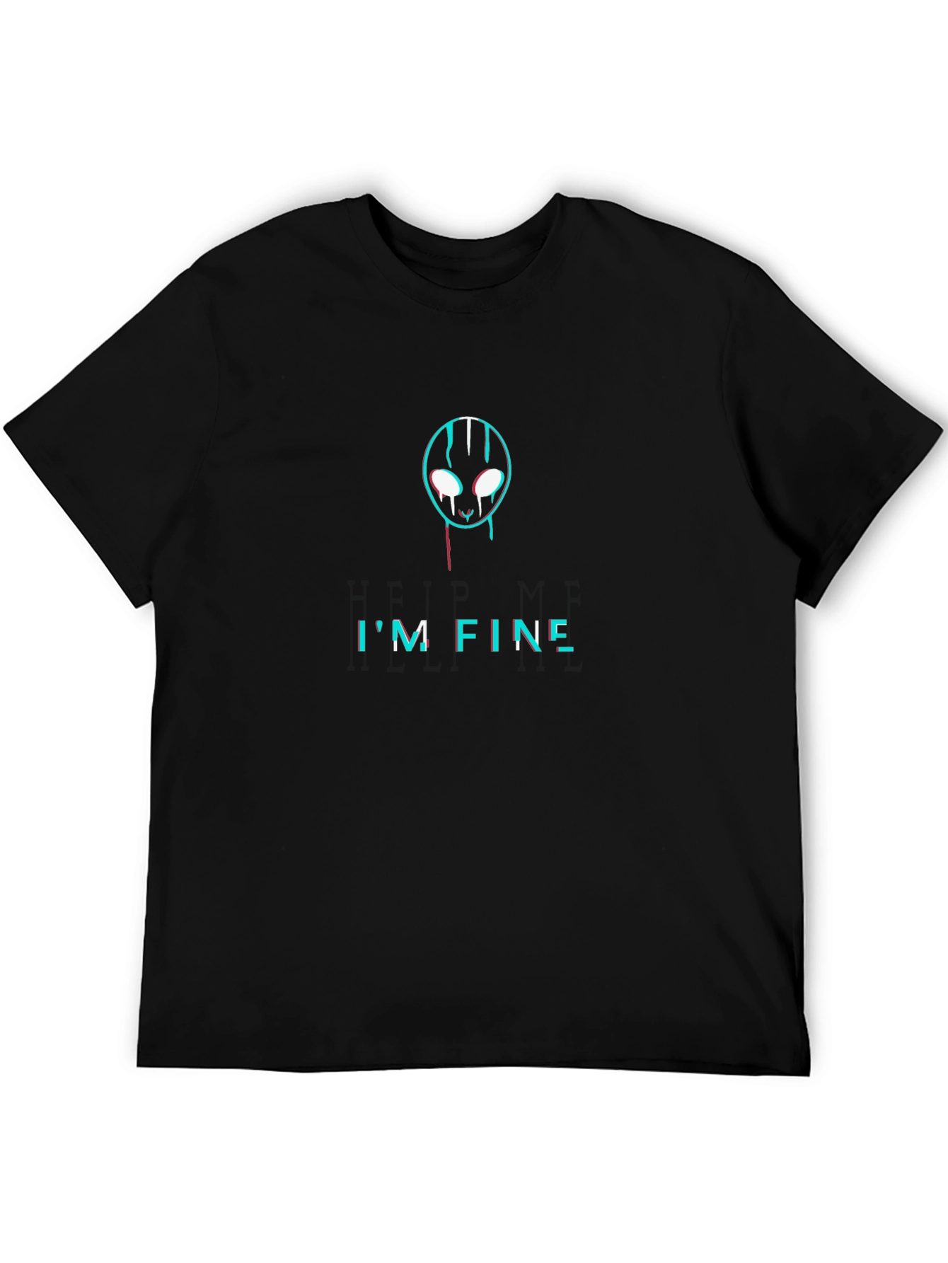 Im Fine Alien Black T-Shirt