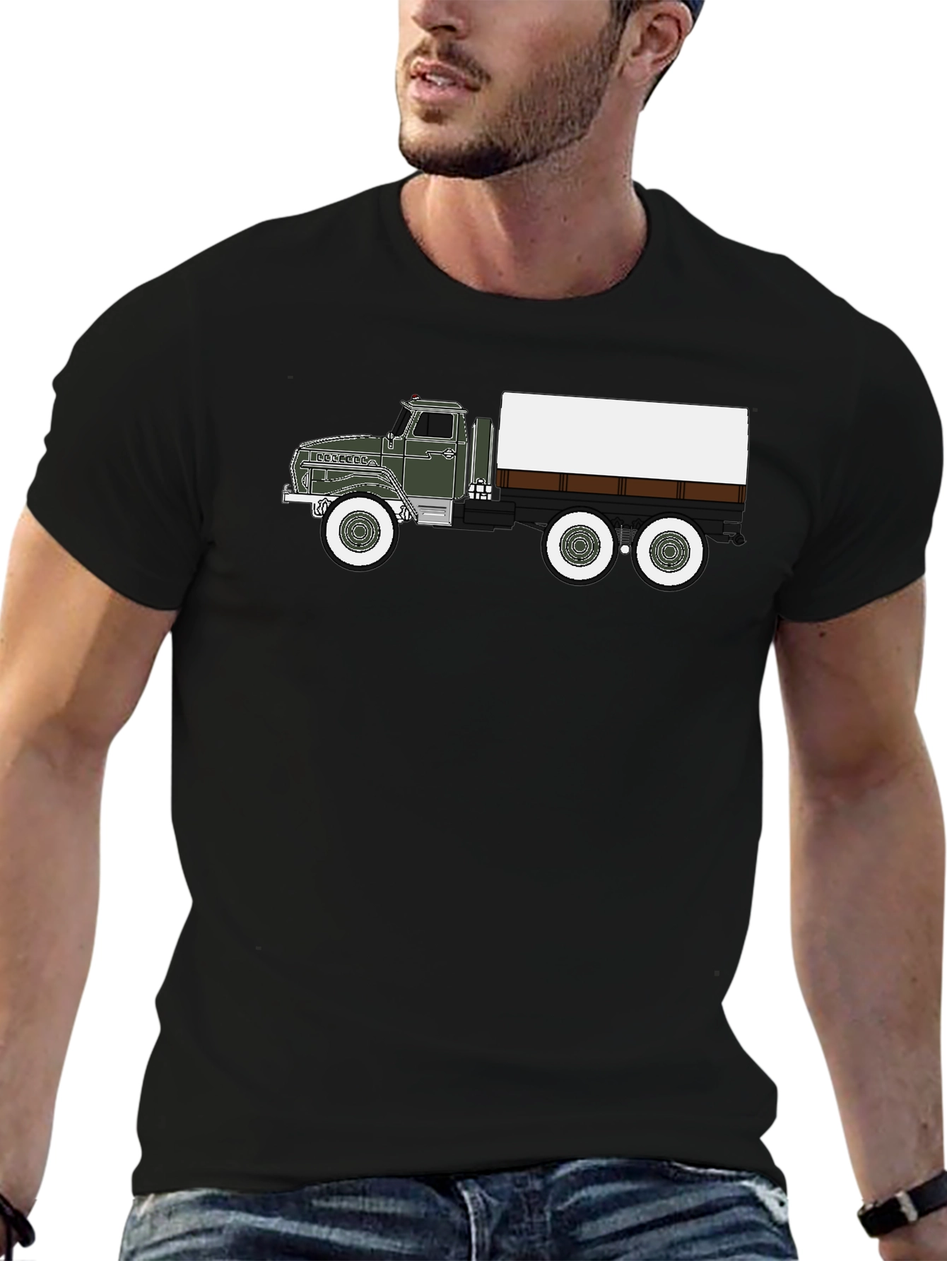 Truck Graphic Tee - Retro Style
