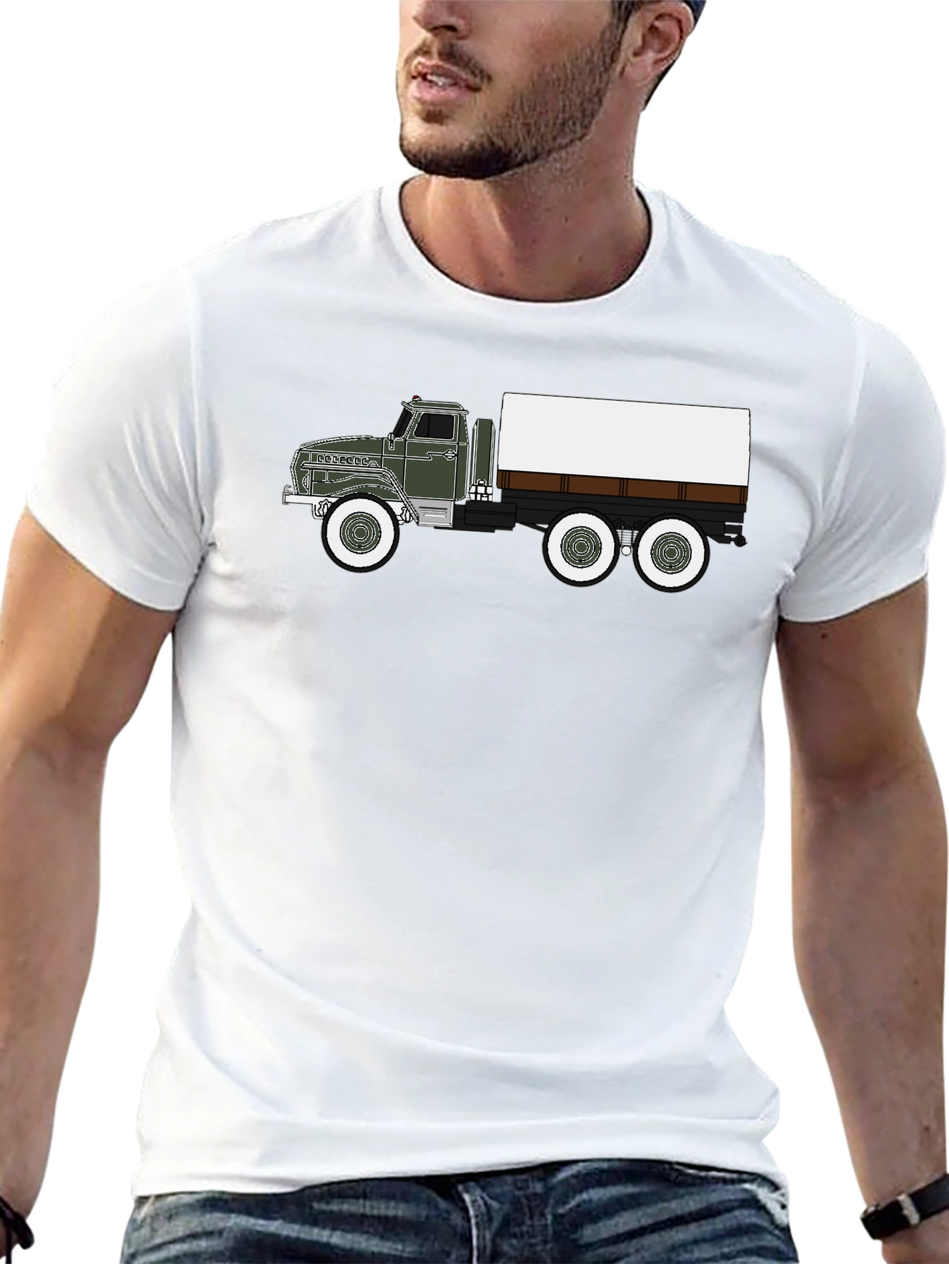 Truck Graphic Tee - Retro Style