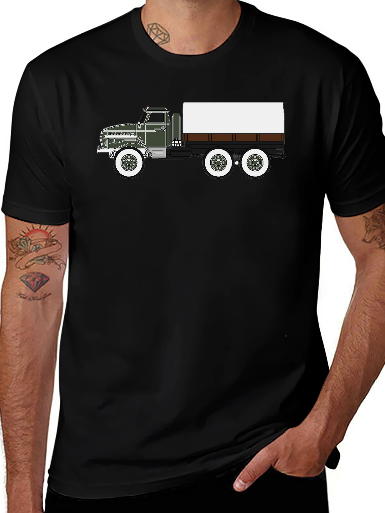 Truck Graphic Tee - Retro Style