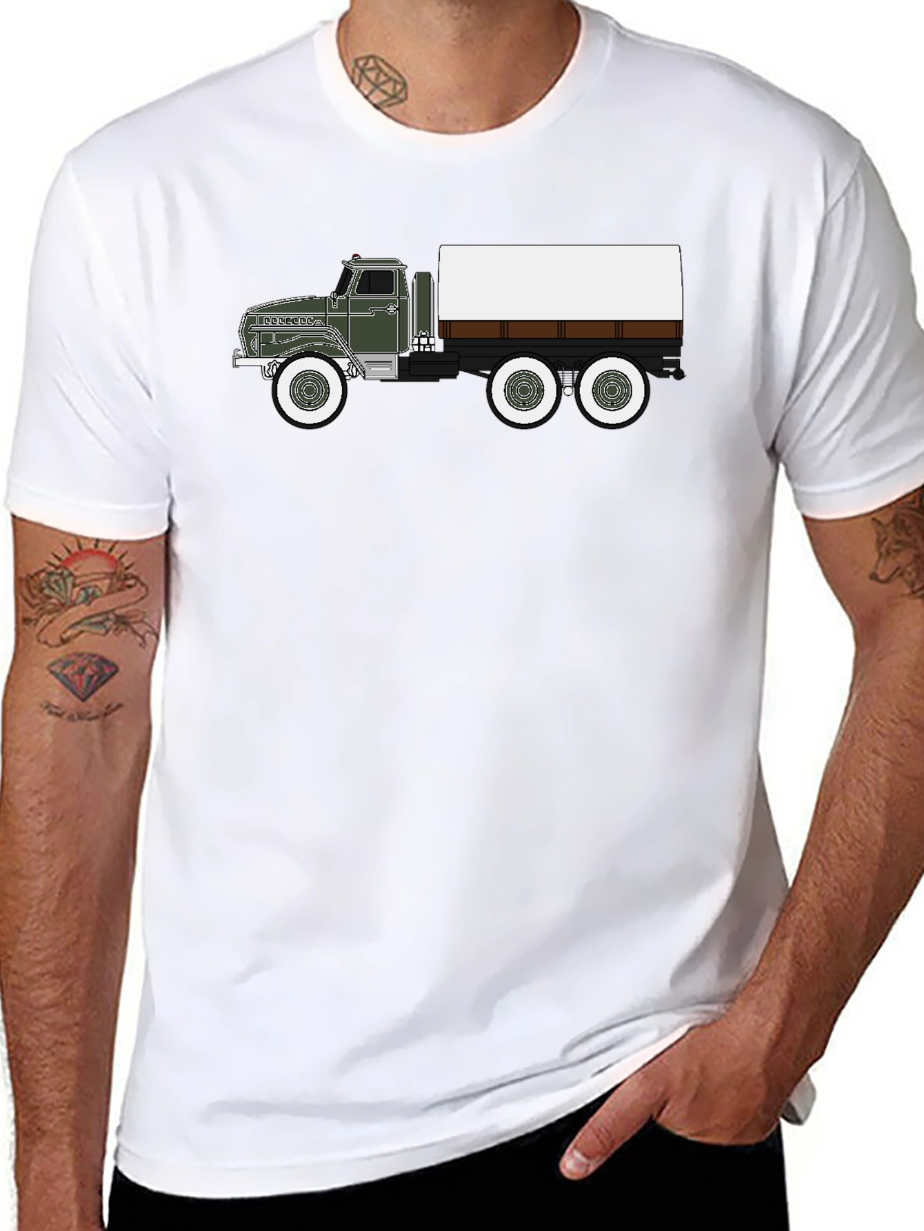 Truck Graphic Tee - Retro Style