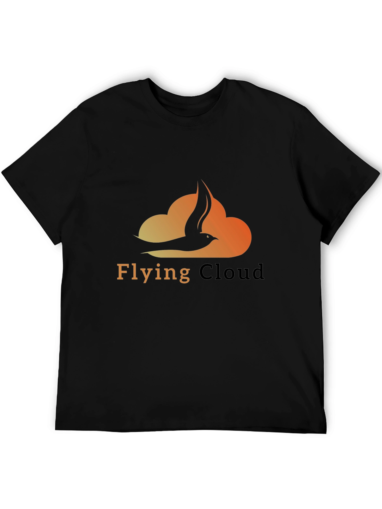 Flying Cloud Graphic Tee - Stylish Bird Design