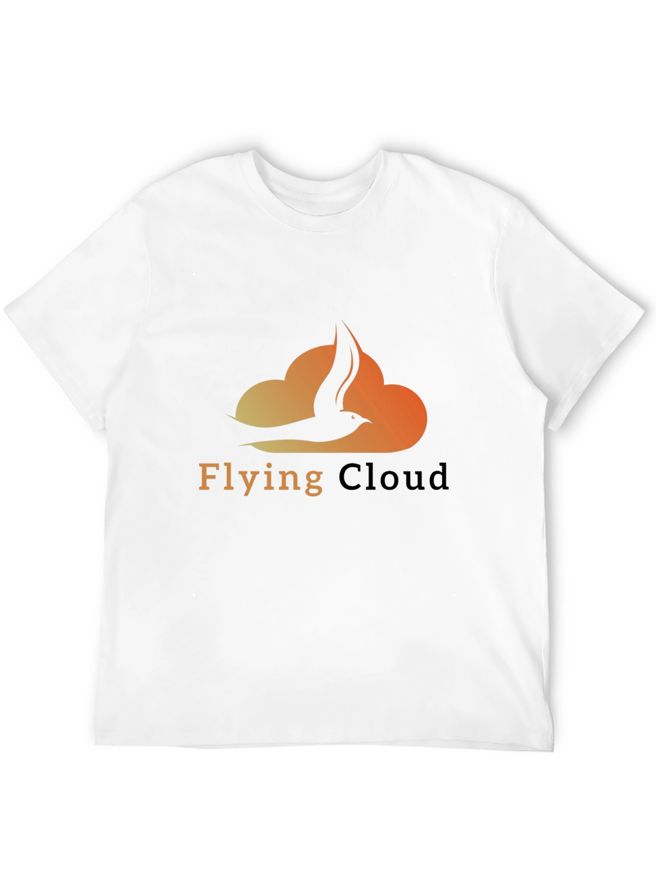 Flying Cloud Graphic Tee - Stylish Bird Design