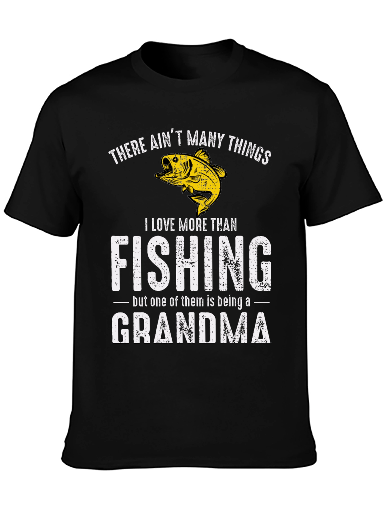 Fishing Grandma Graphic Tee