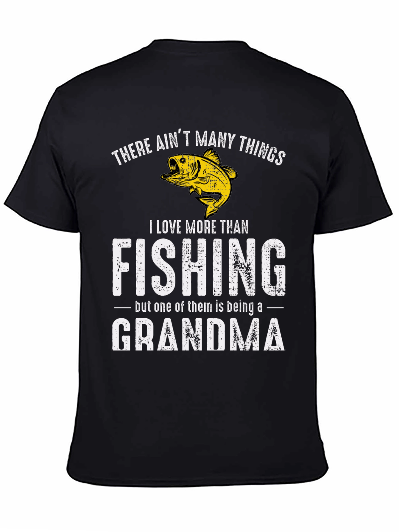 Fishing Grandma Graphic Tee