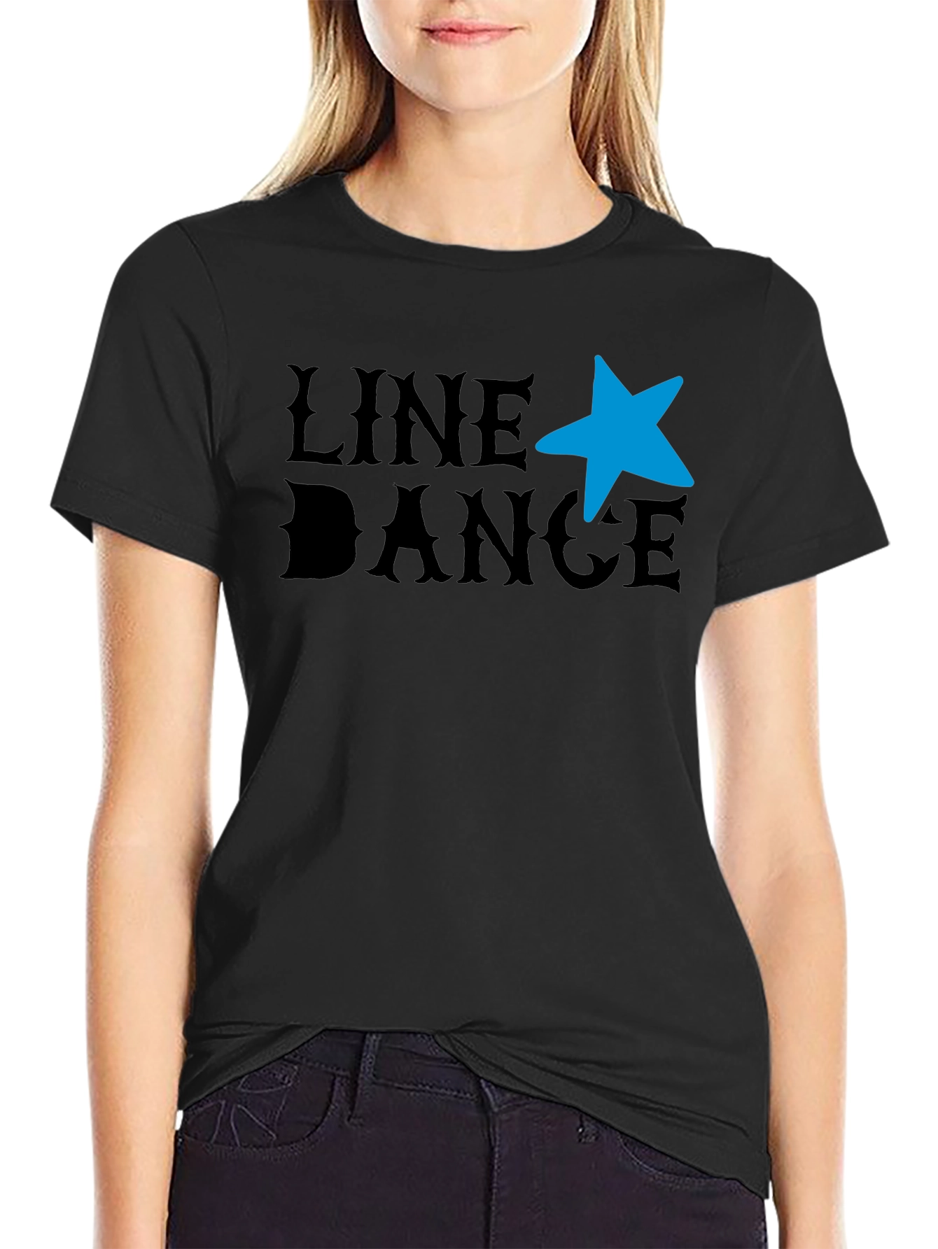 Line Dance T-Shirt - Western Star Graphic Tee