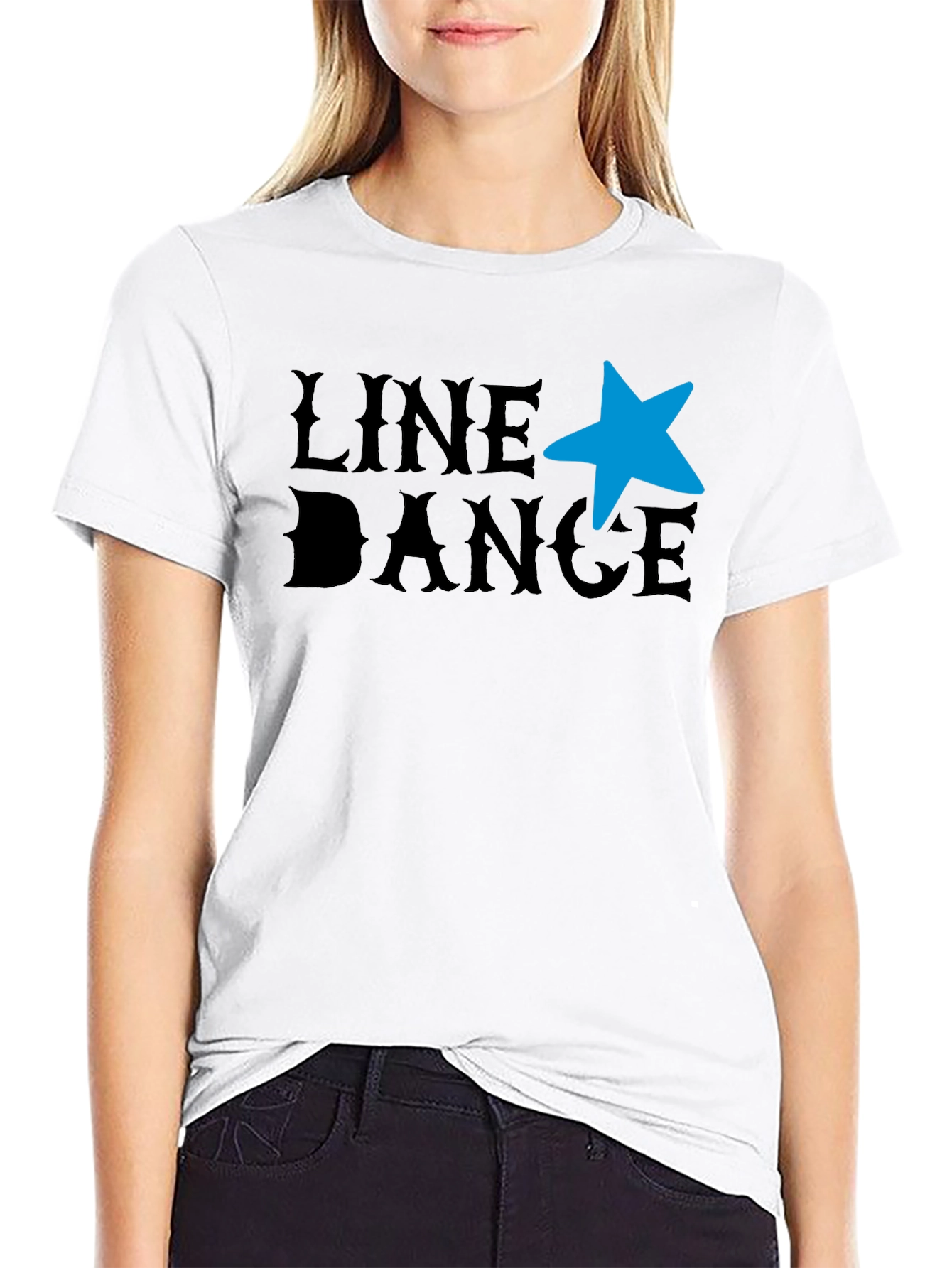 Line Dance T-Shirt - Western Star Graphic Tee