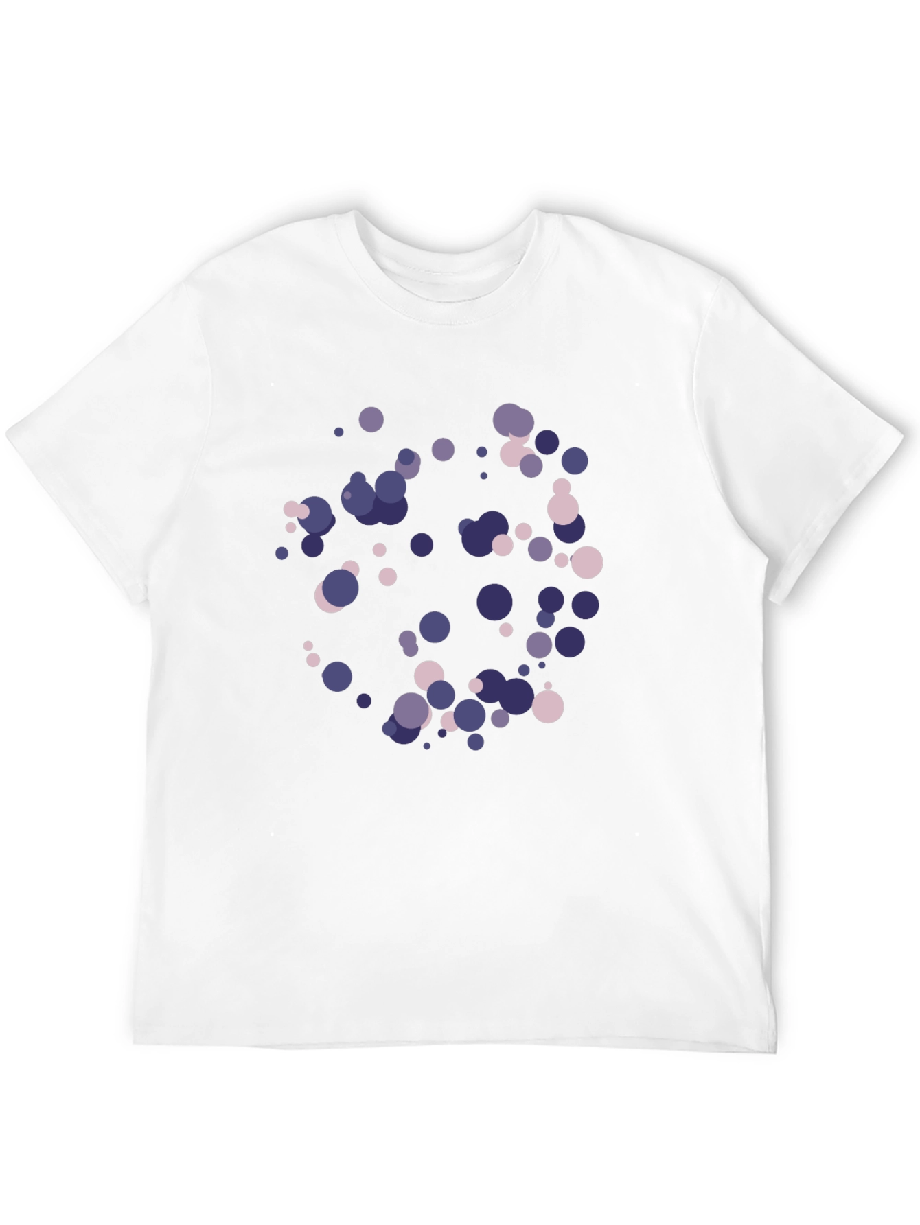 Abstract Dots Graphic Tee - Modern Casual Style