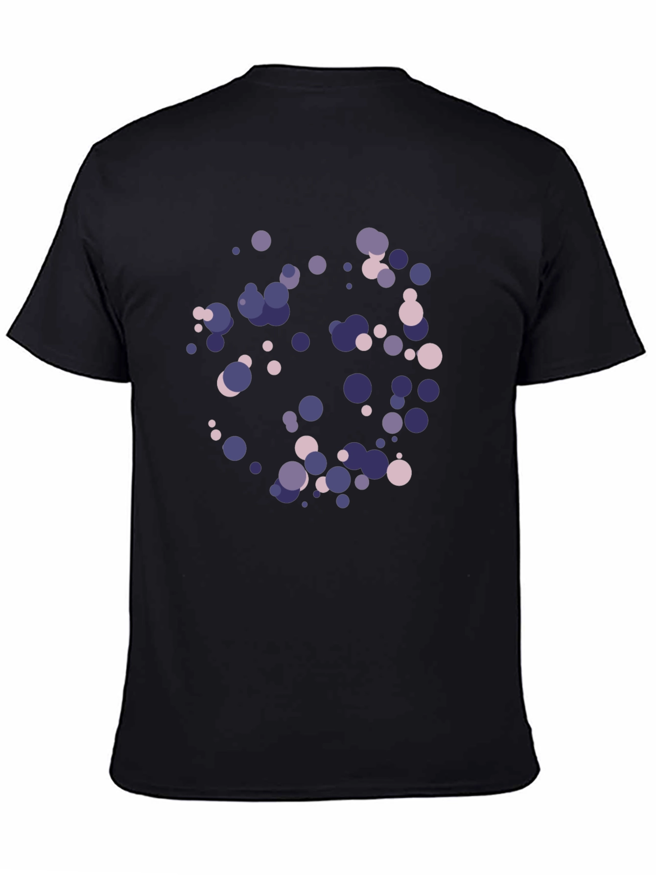 Abstract Dots Graphic Tee - Modern Casual Style