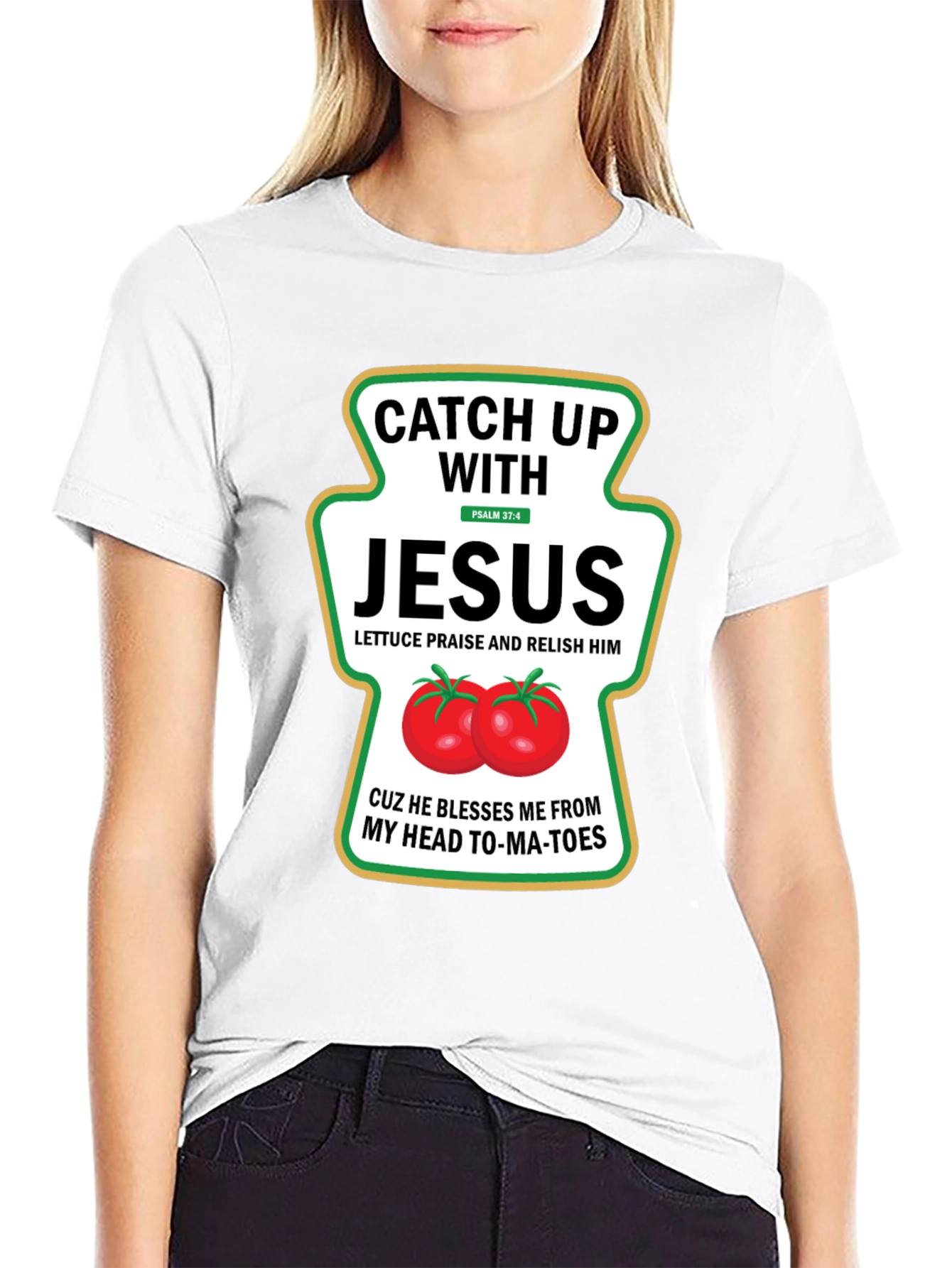 Catch Up With Jesus Graphic T-Shirt