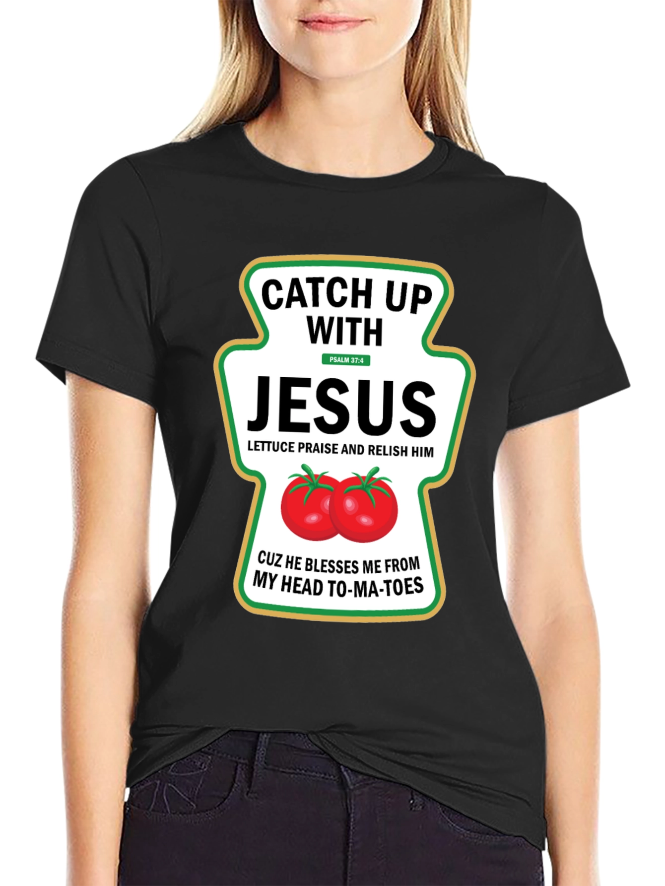 Catch Up With Jesus Graphic T-Shirt