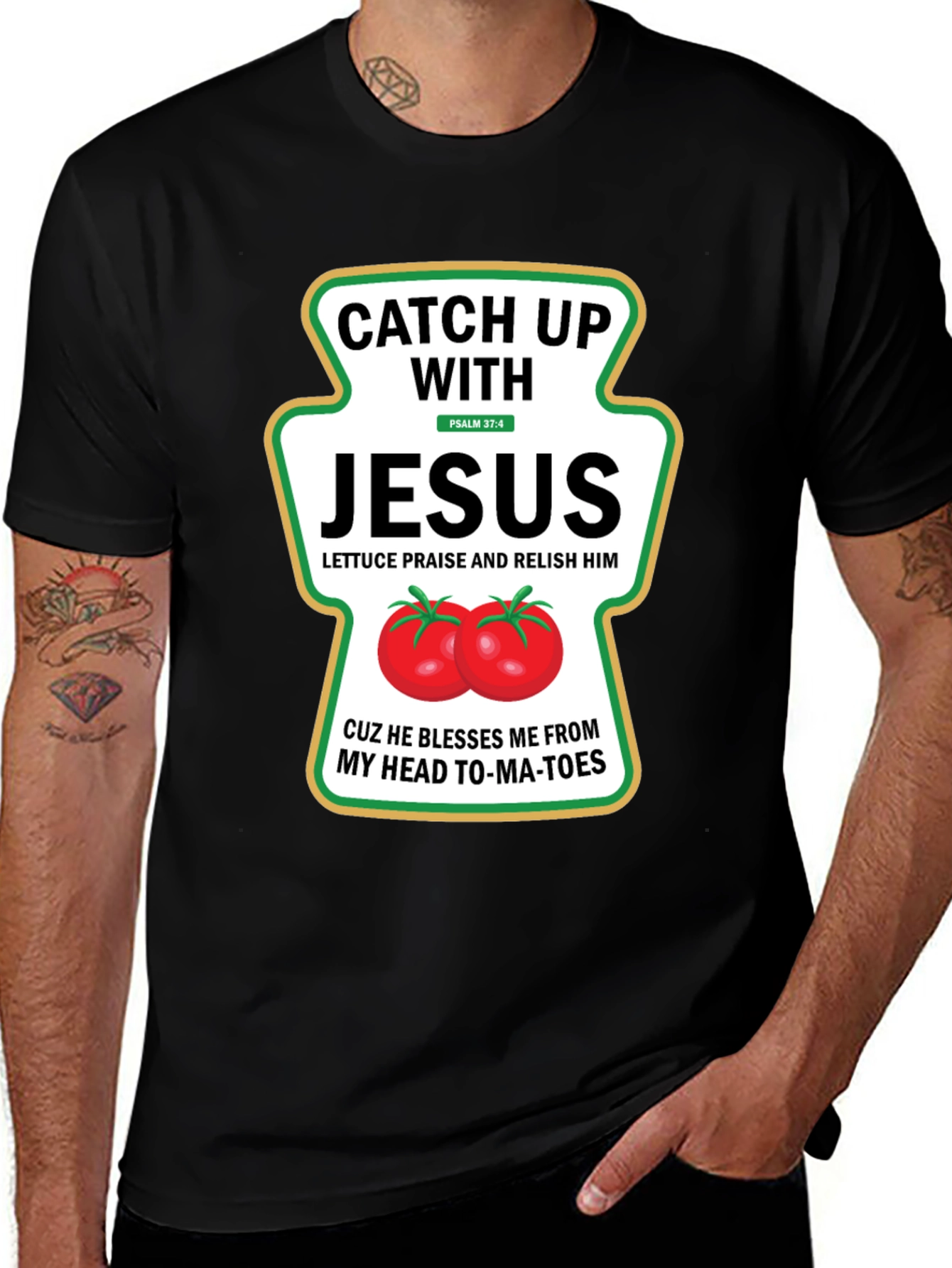 Catch Up With Jesus Graphic T-Shirt