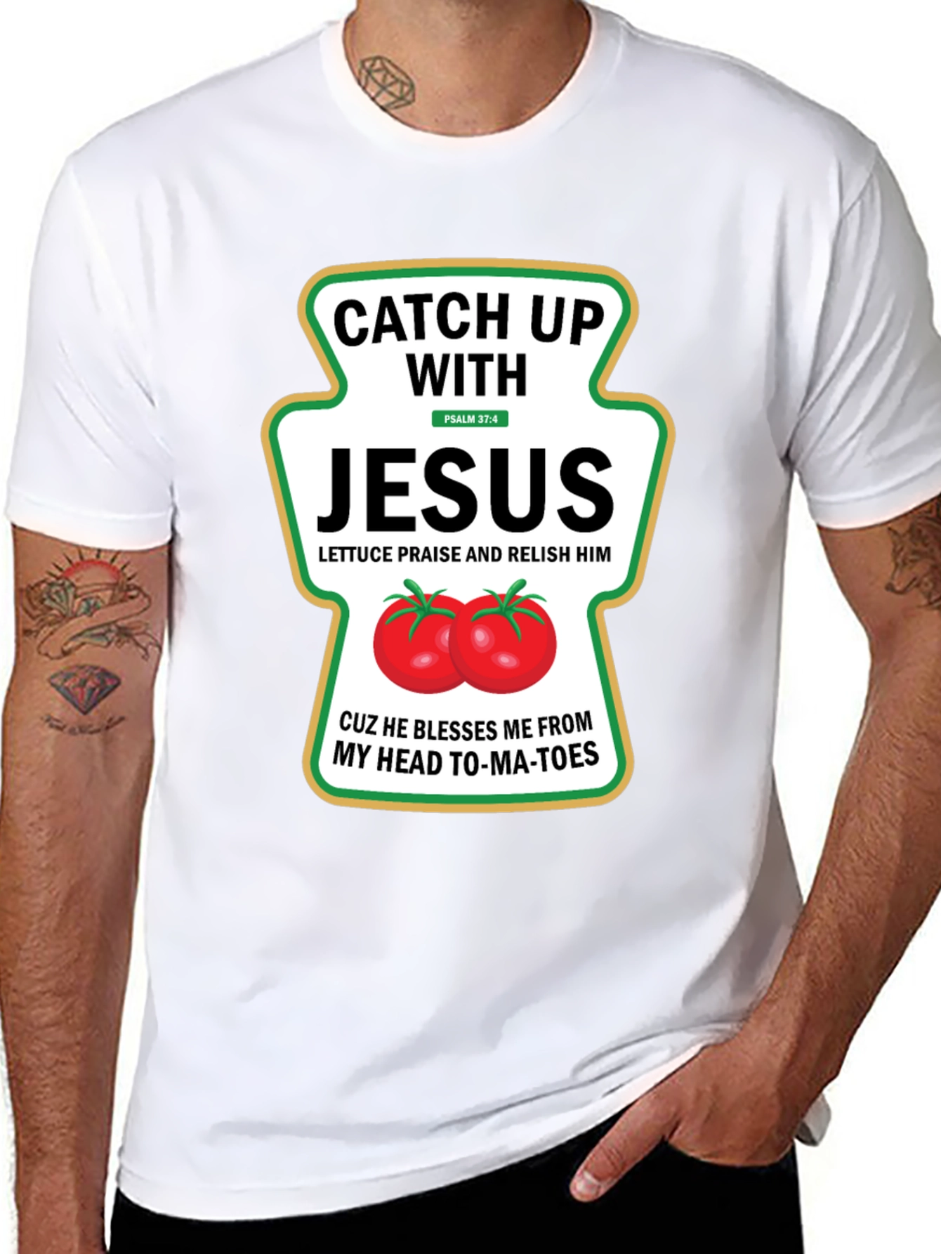 Catch Up With Jesus Graphic T-Shirt