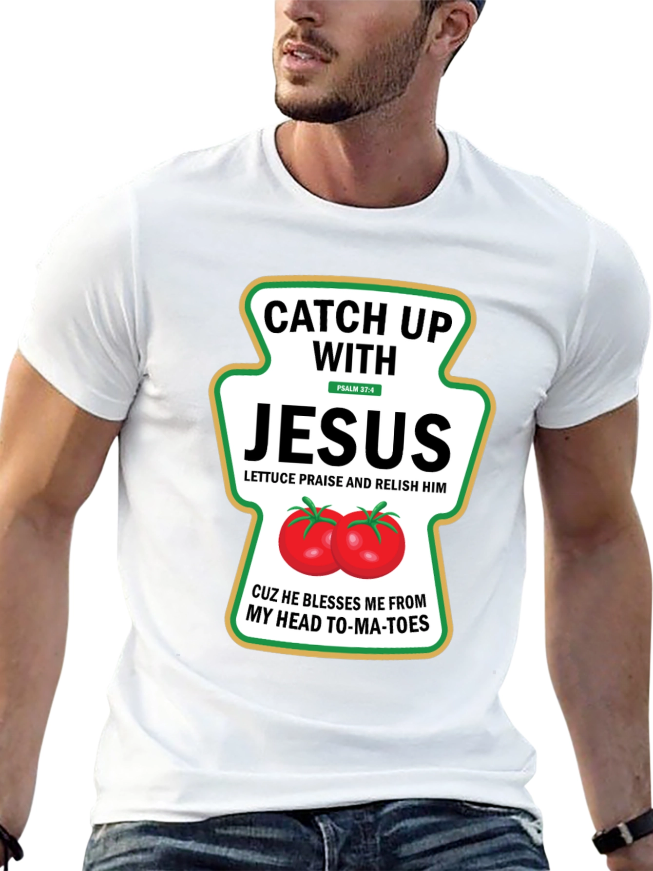 Catch Up With Jesus Graphic T-Shirt