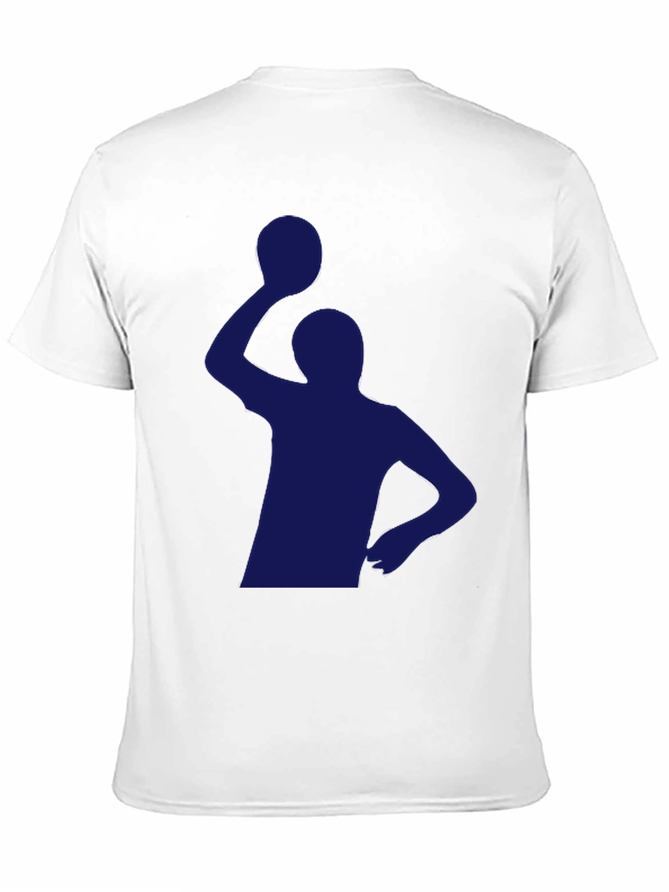 Handball Player Graphic T-Shirt - Black
