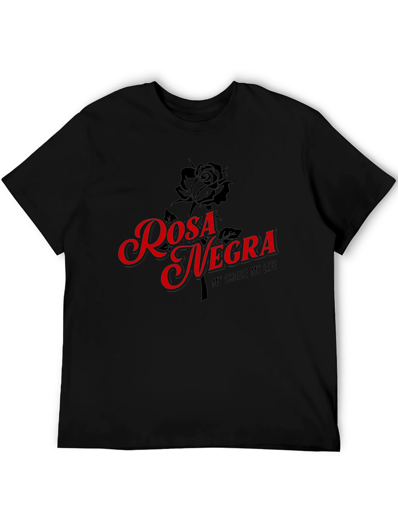 Rosa Negra Graphic T-Shirt - My Choice My Life