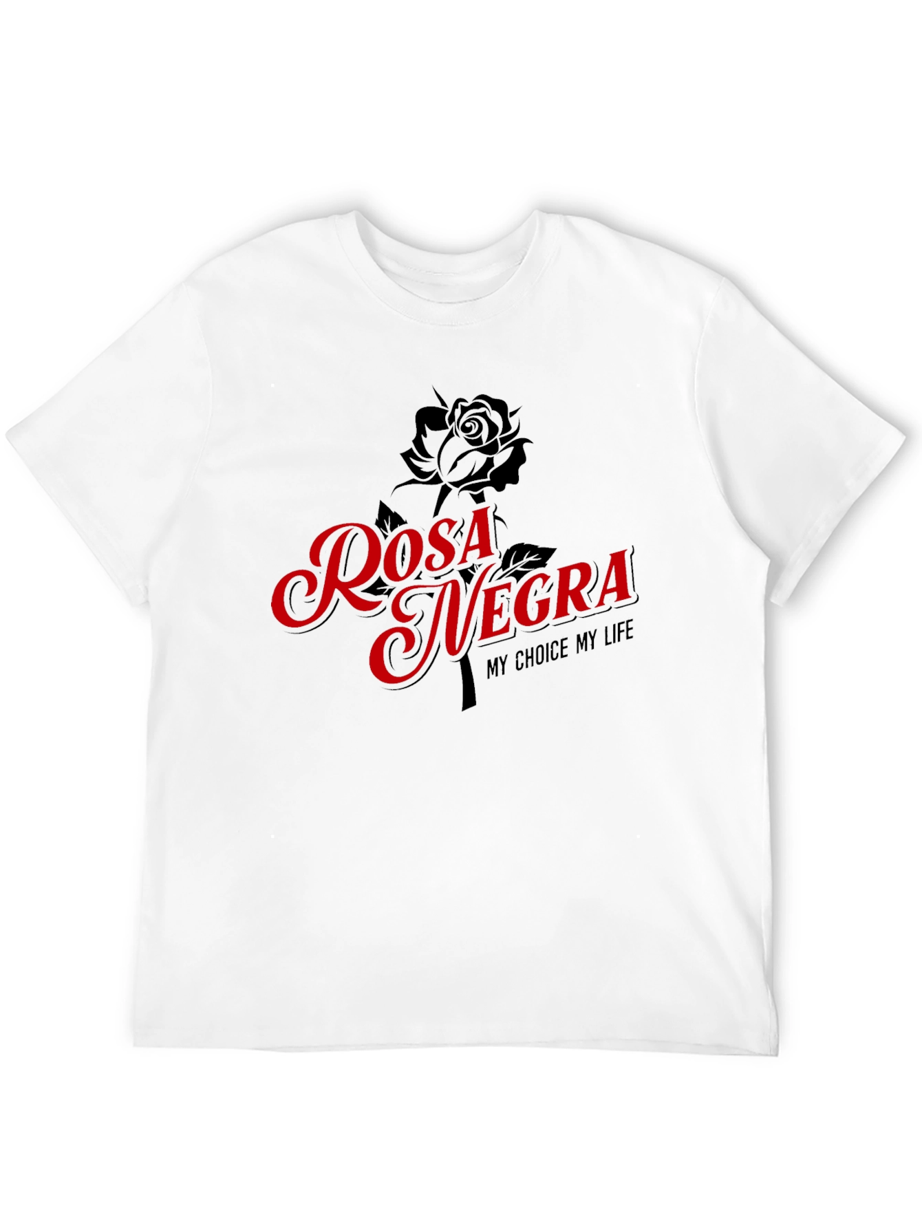 Rosa Negra Graphic T-Shirt - My Choice My Life
