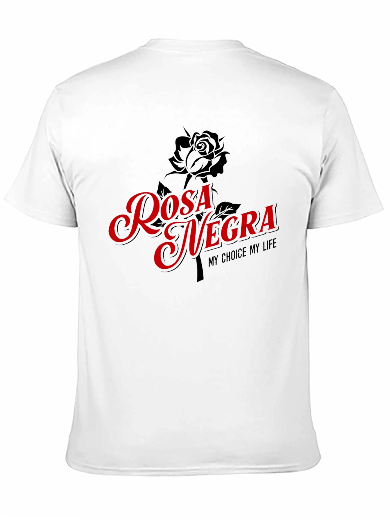 Rosa Negra Graphic T-Shirt - My Choice My Life
