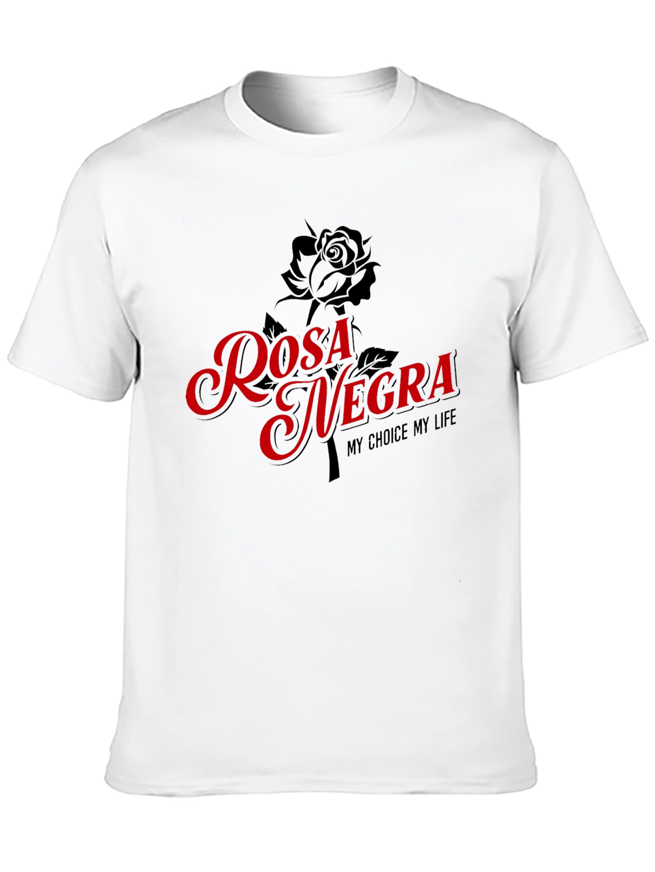 Rosa Negra Graphic T-Shirt - My Choice My Life