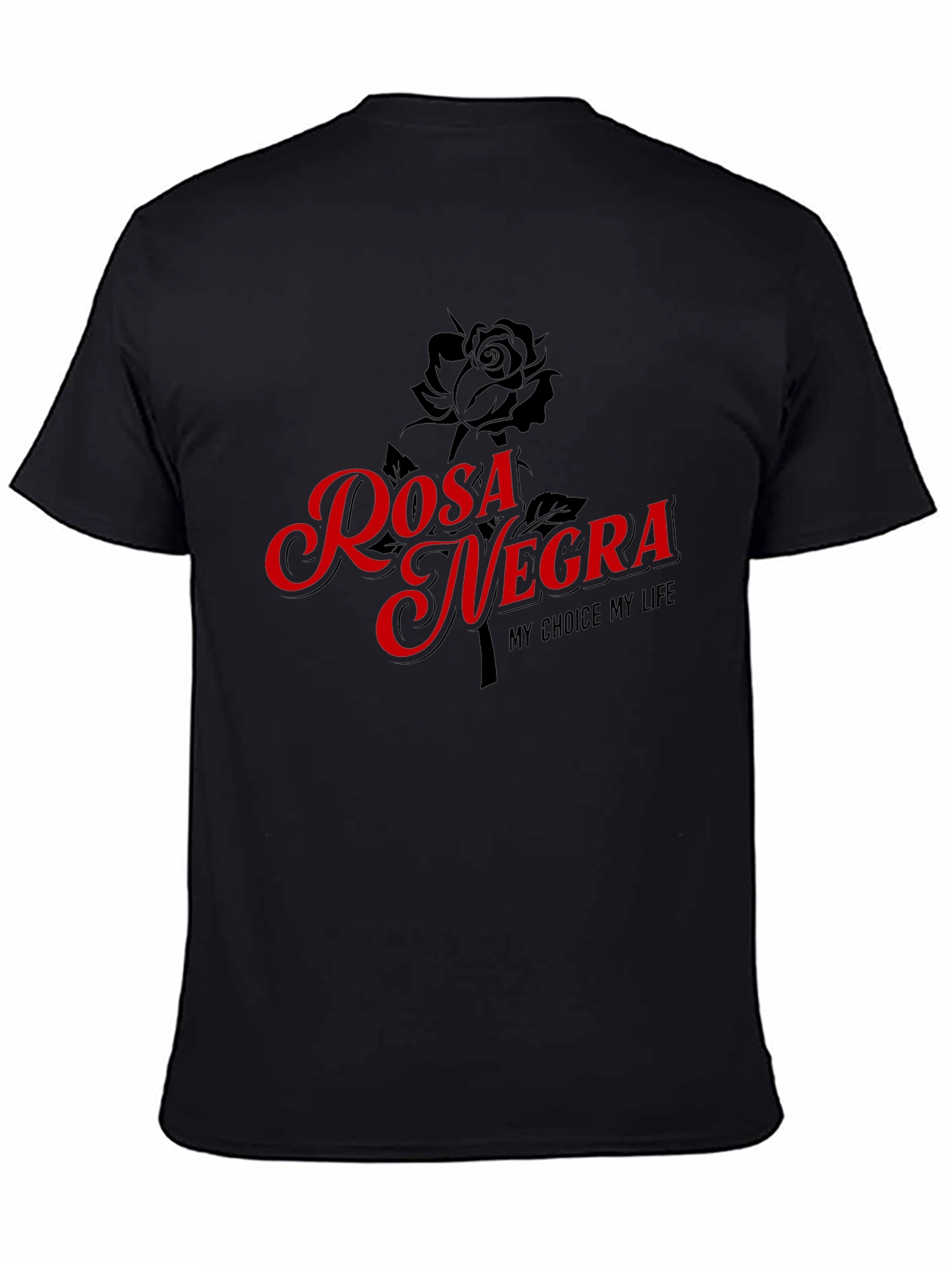 Rosa Negra Graphic T-Shirt - My Choice My Life