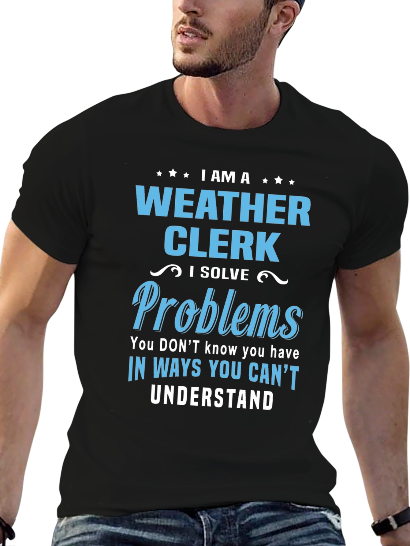 I Am A Weather Clerk Graphic T-Shirt