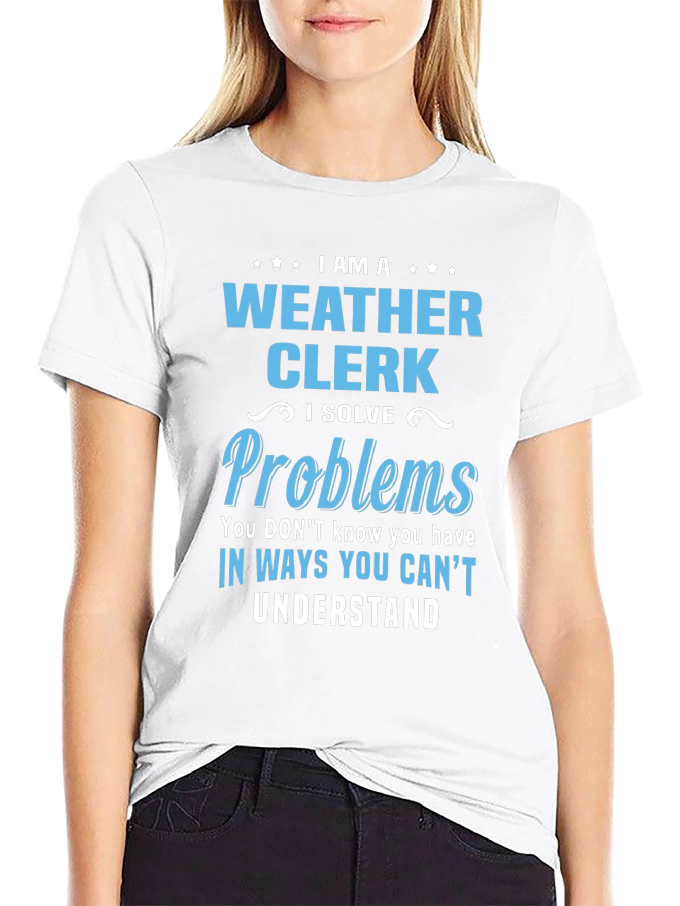 I Am A Weather Clerk Graphic T-Shirt