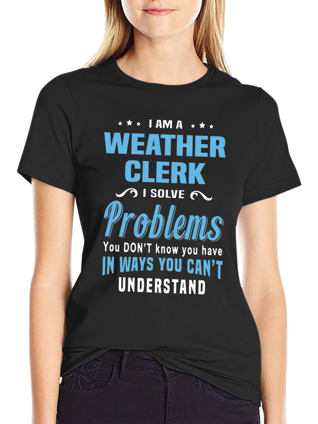 I Am A Weather Clerk Graphic T-Shirt