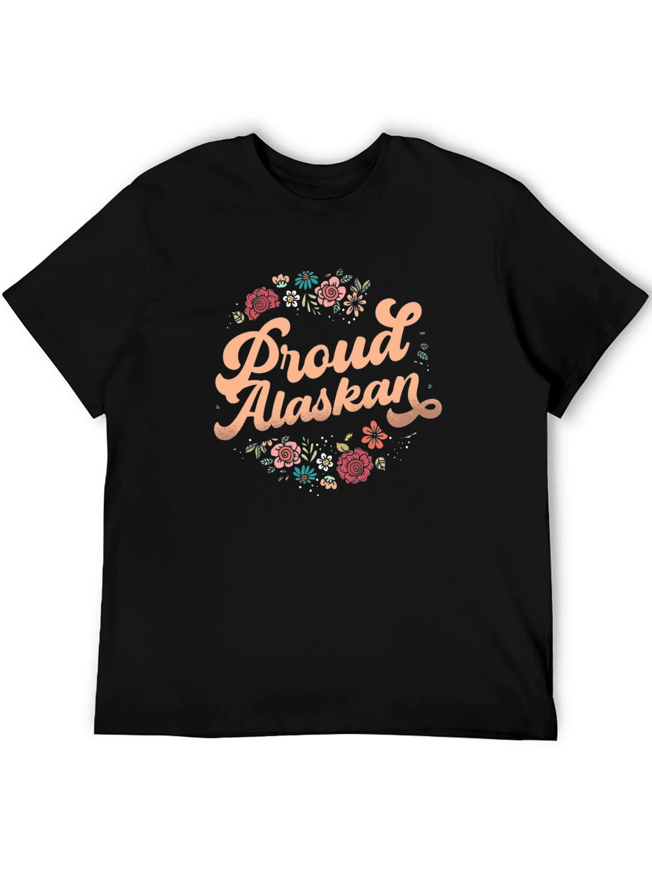 Proud Alaskan Floral T-Shirt