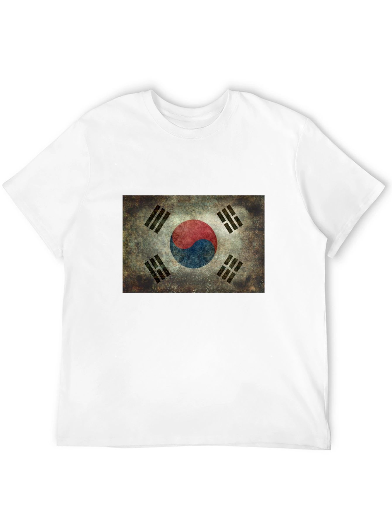 South Korea Flag Graphic T-Shirt