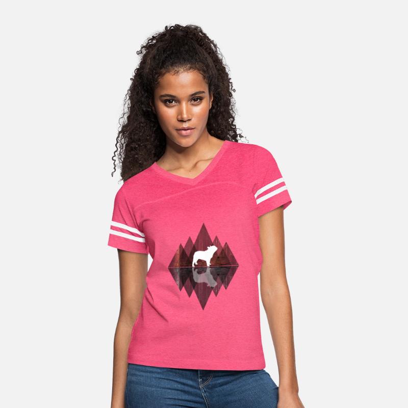 French Dog abstract - Geometry Dog Triangle